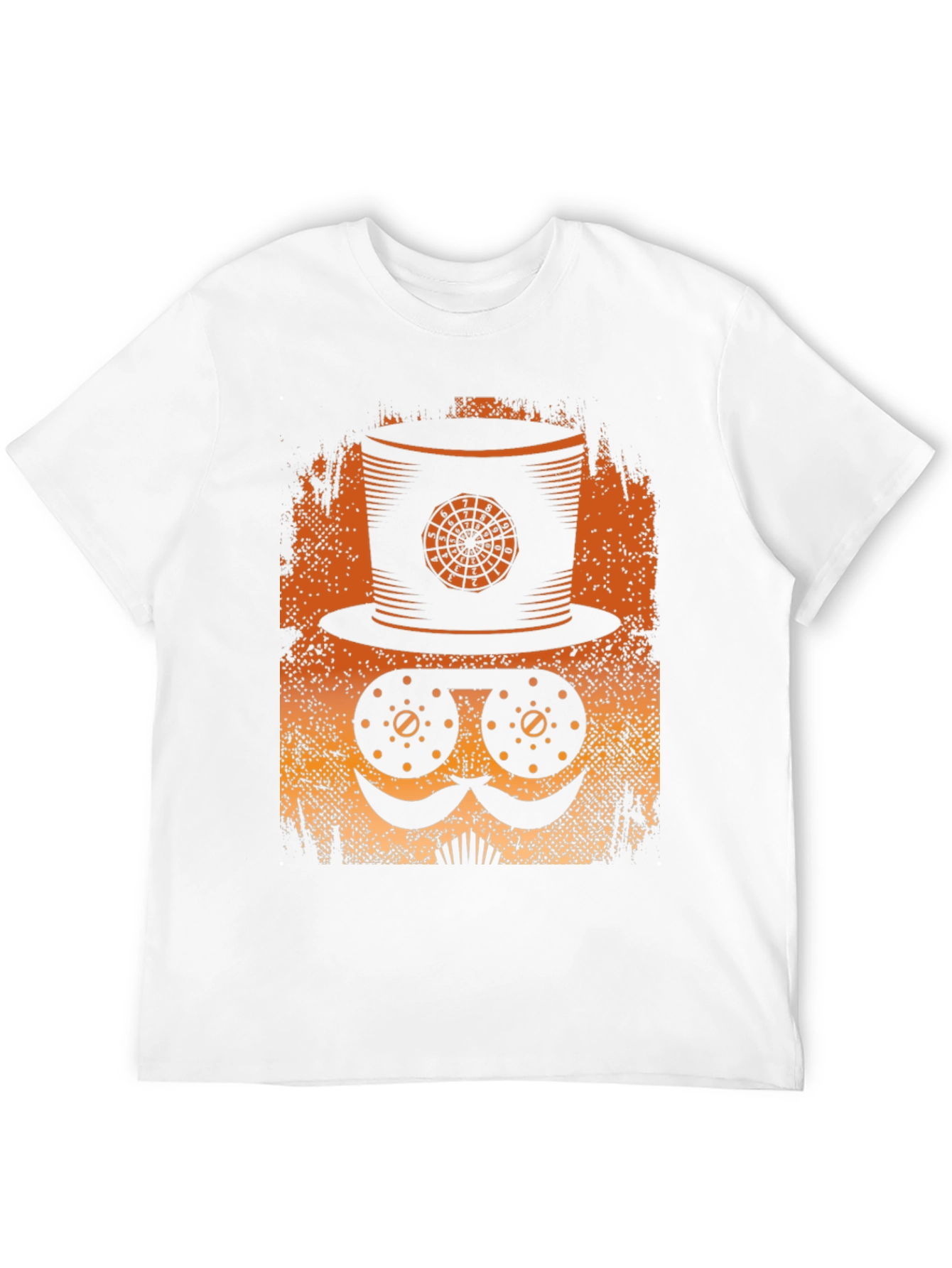 Steampunk Style Top Hat & Goggles Graphic Tee