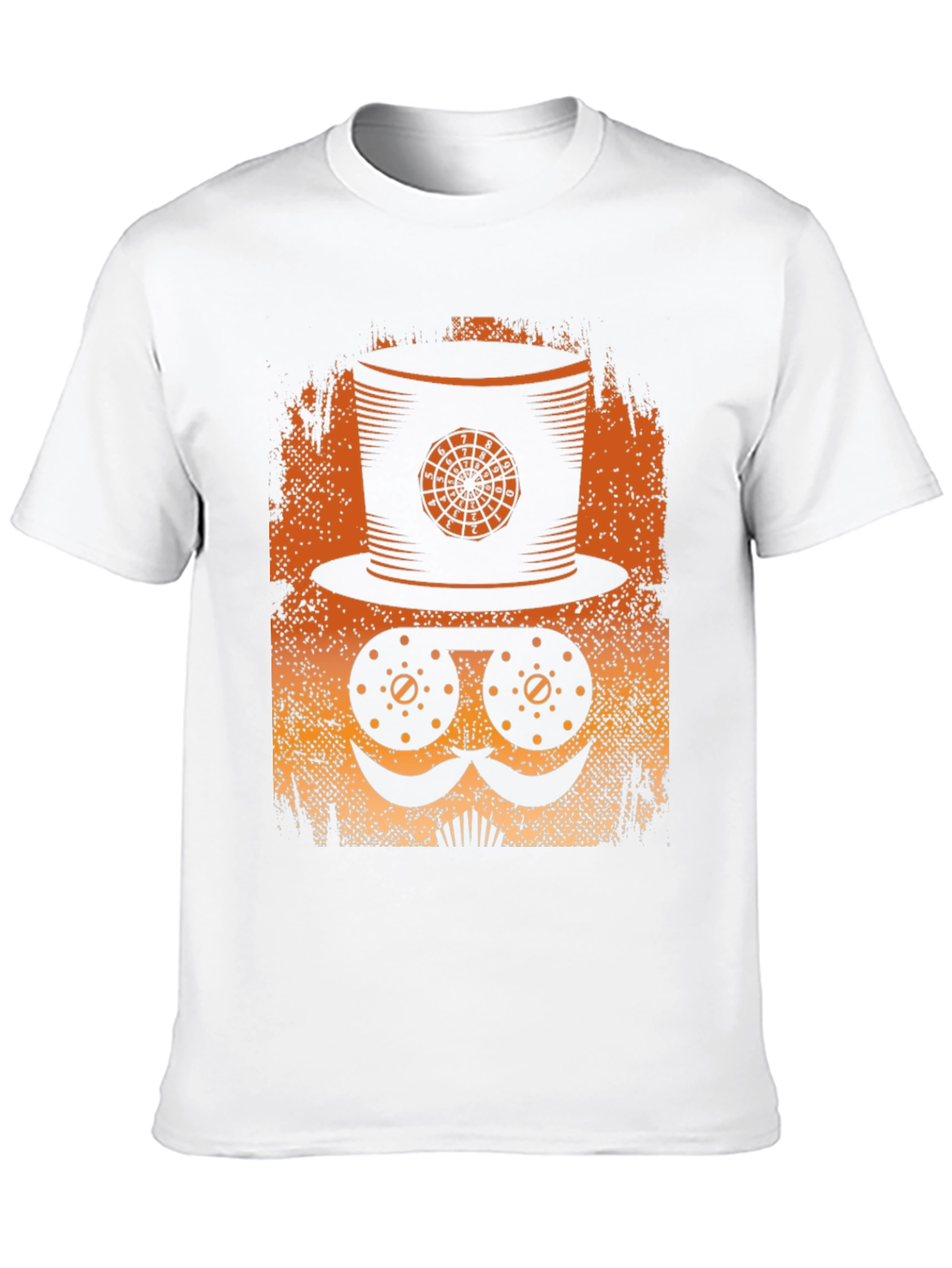 Steampunk Style Top Hat & Goggles Graphic Tee
