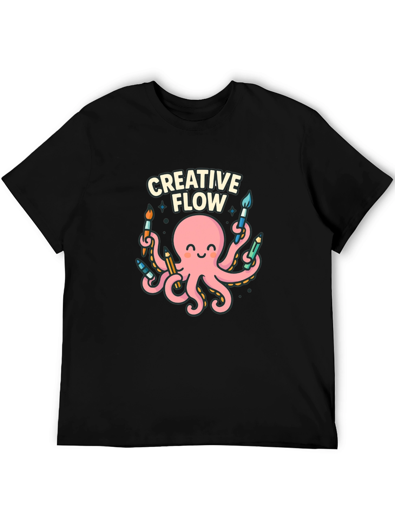 Creative Flow Octopus Graphic T-Shirt