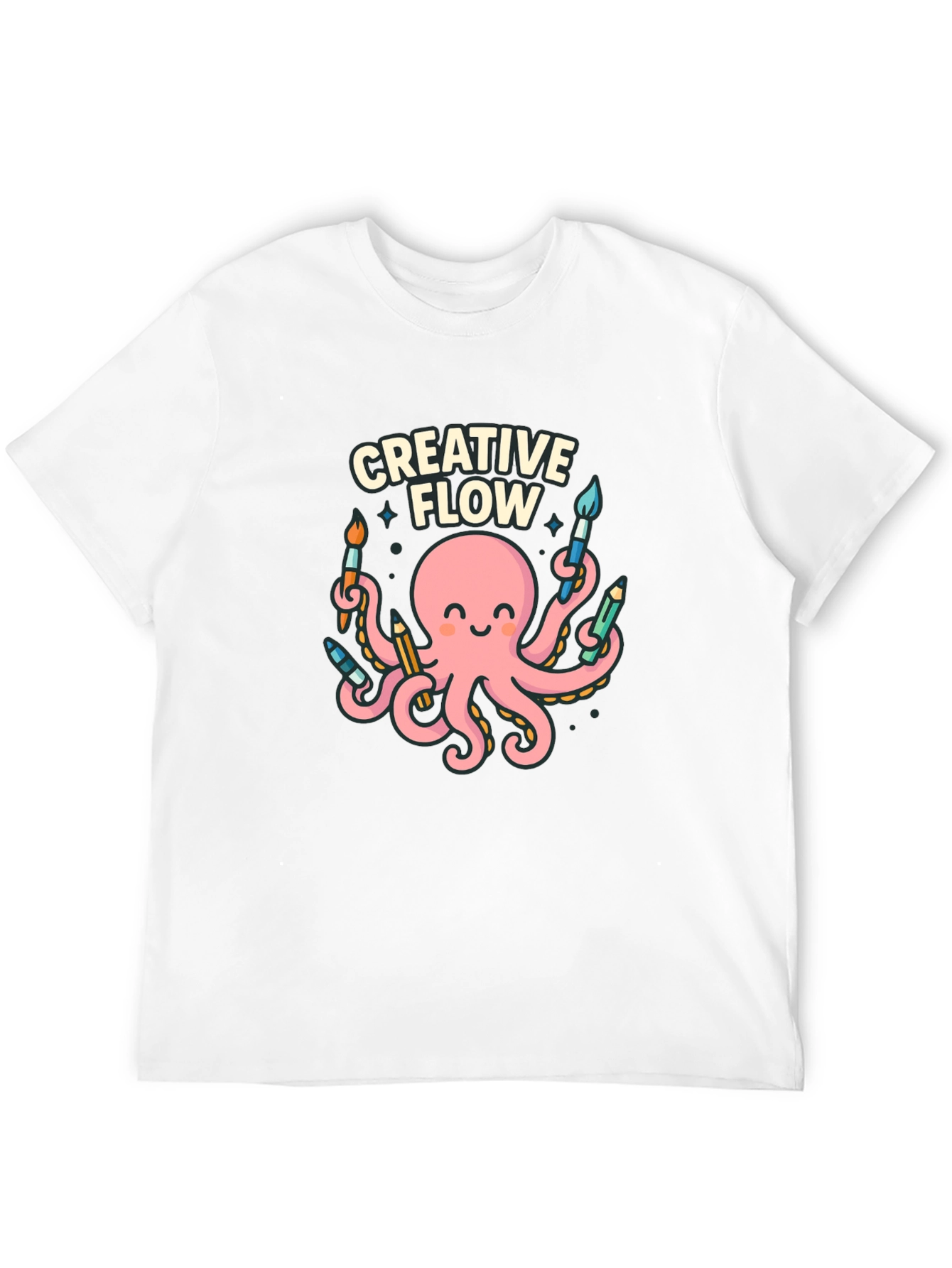 Creative Flow Octopus Graphic T-Shirt