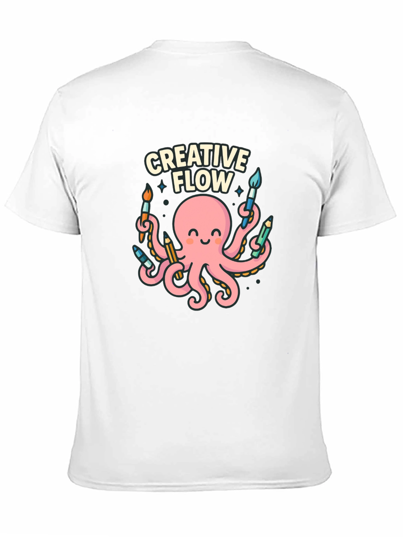 Creative Flow Octopus Graphic T-Shirt