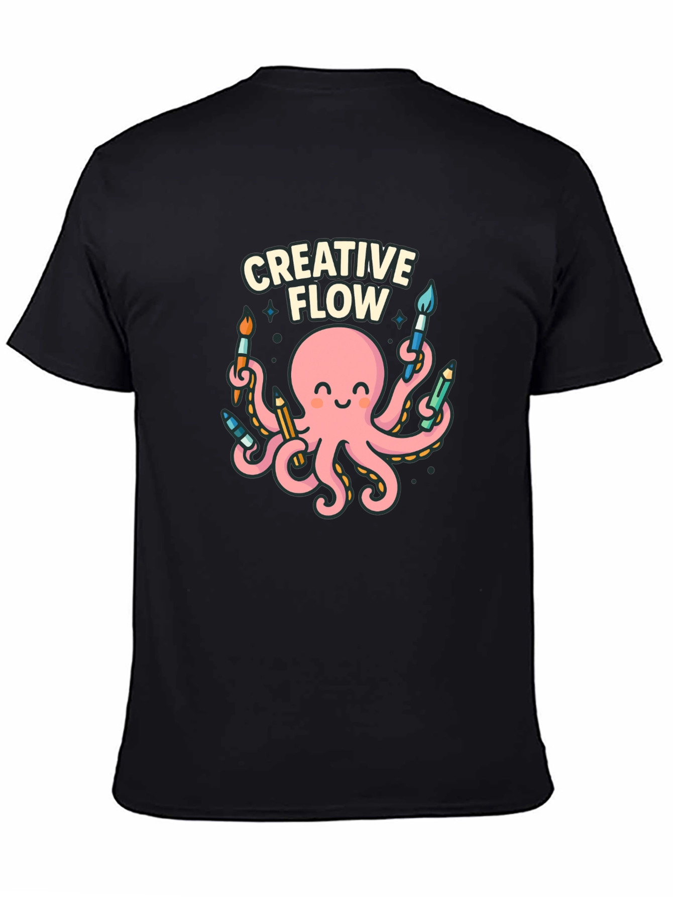Creative Flow Octopus Graphic T-Shirt