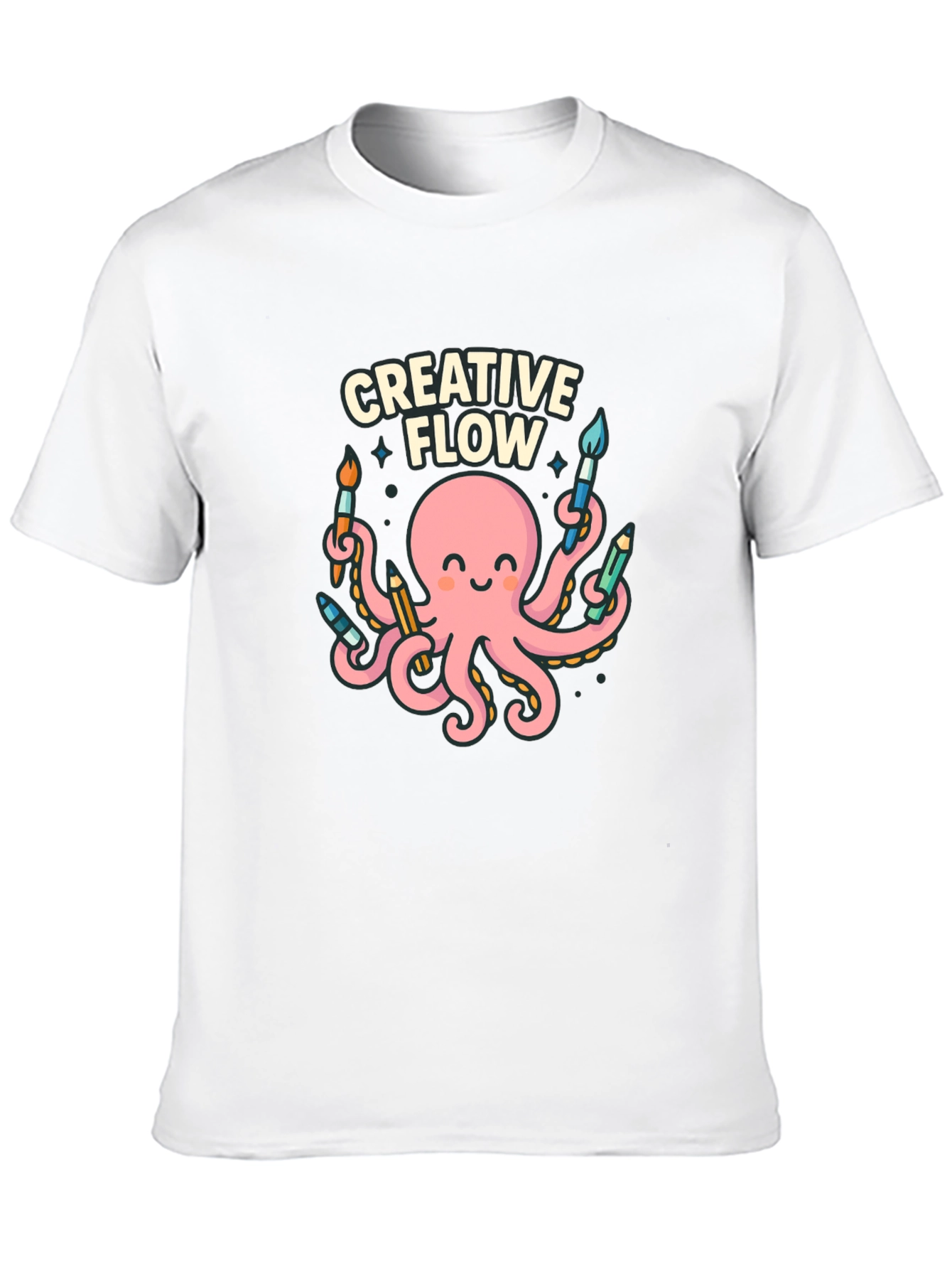 Creative Flow Octopus Graphic T-Shirt