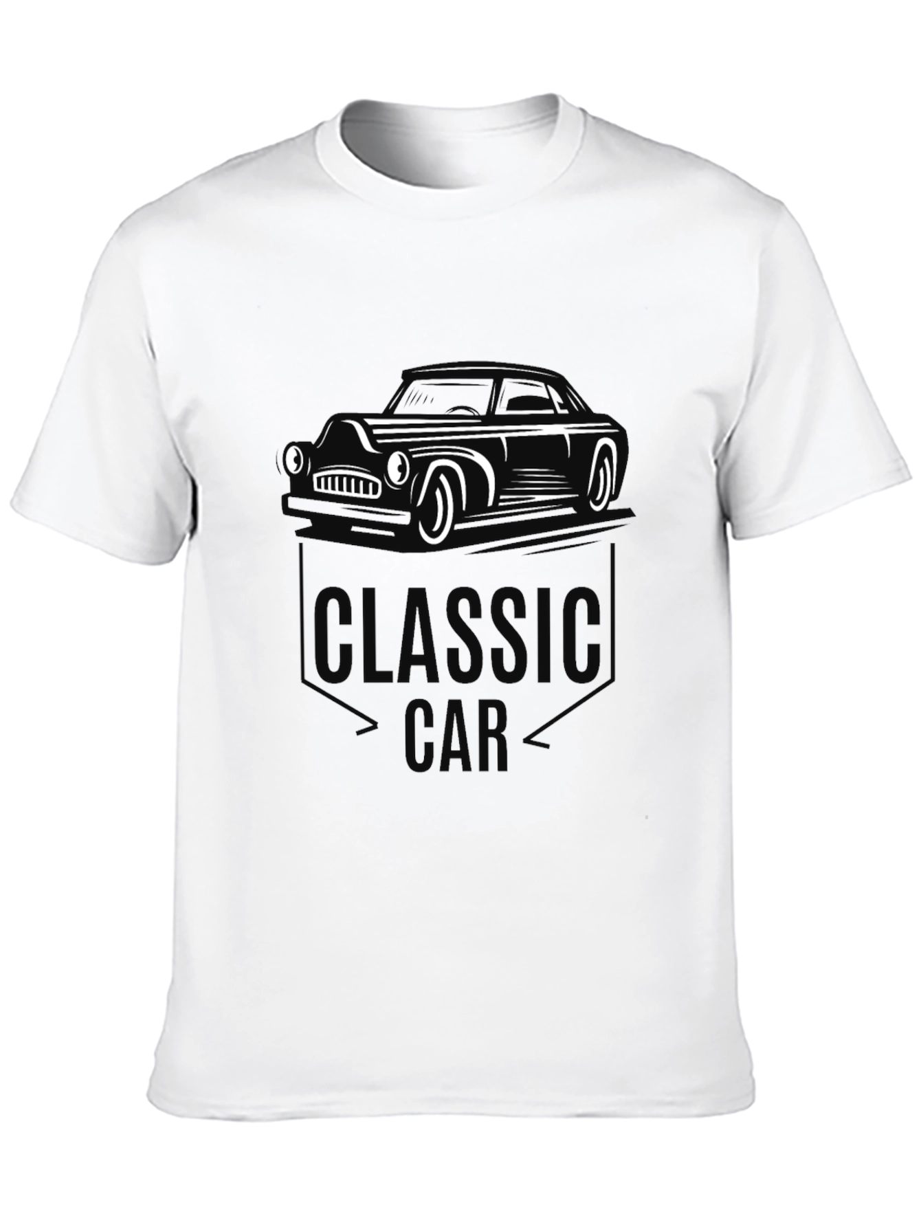 Classic Car Graphic Tee - Retro Style Mens T-Shirt