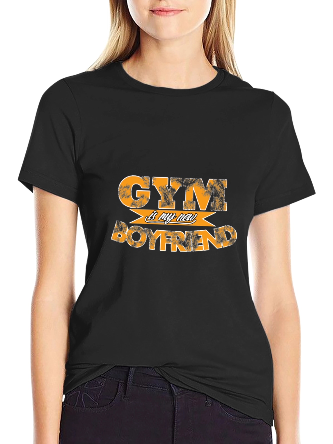 Gym is My New Boyfriend Black T-Shirt