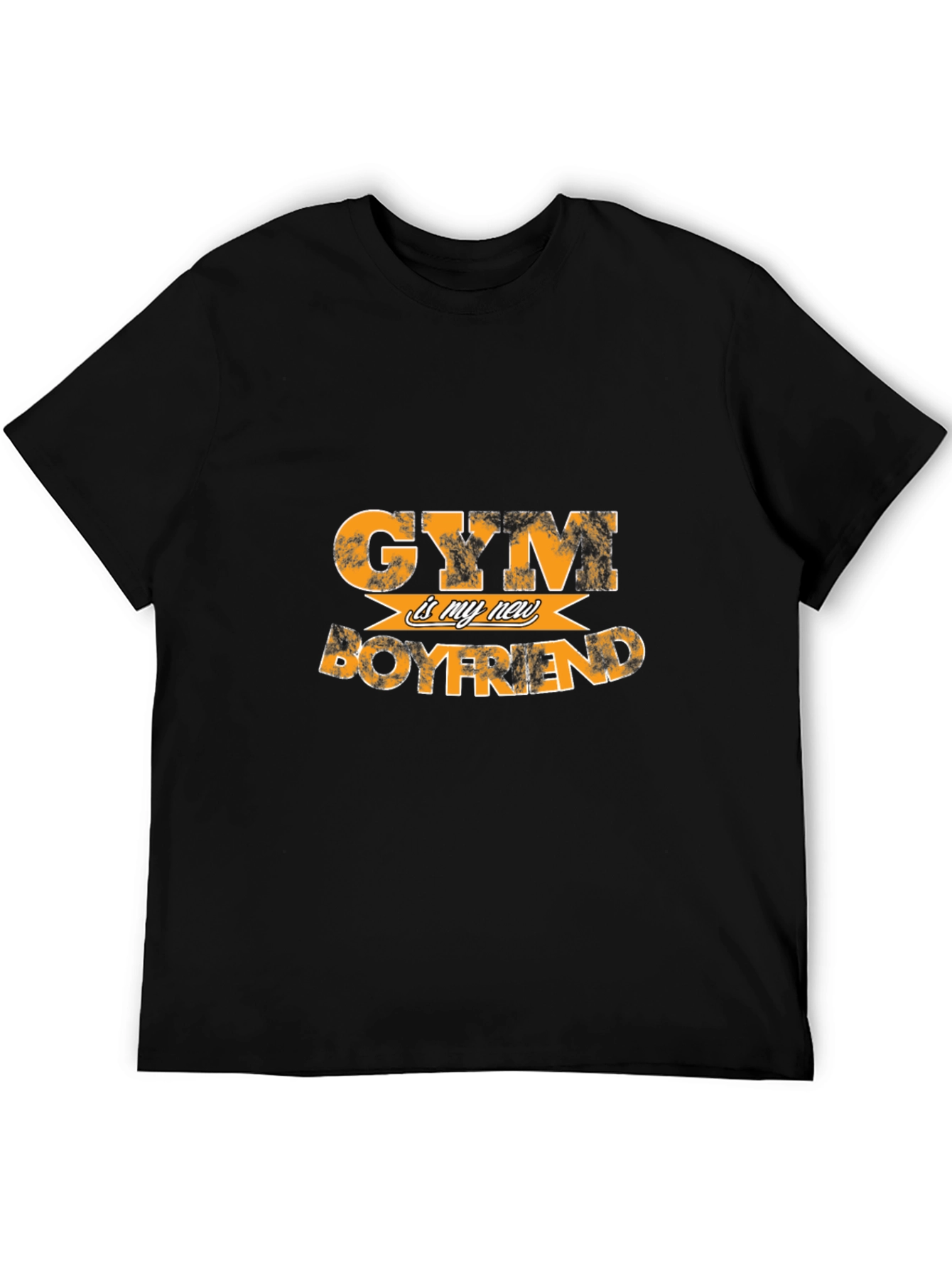 Gym is My New Boyfriend Black T-Shirt