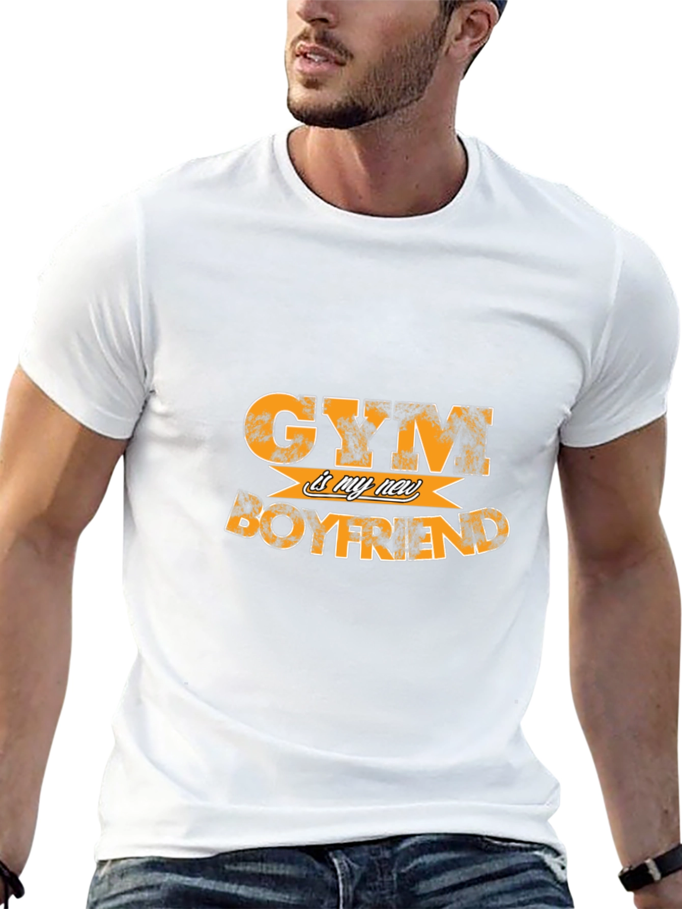 Gym is My New Boyfriend Black T-Shirt