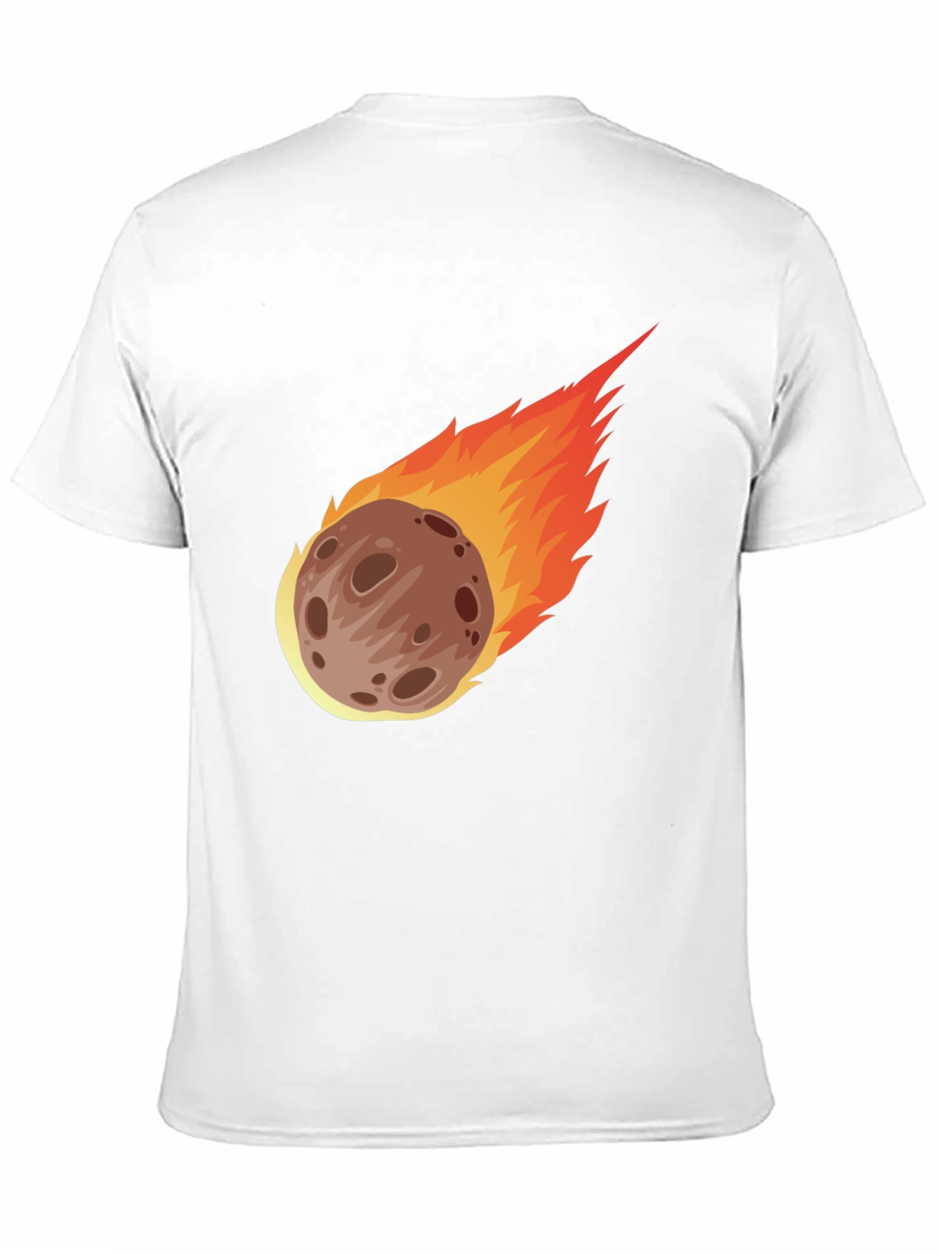 Meteor Strike Graphic T-Shirt - Black Cotton Tee