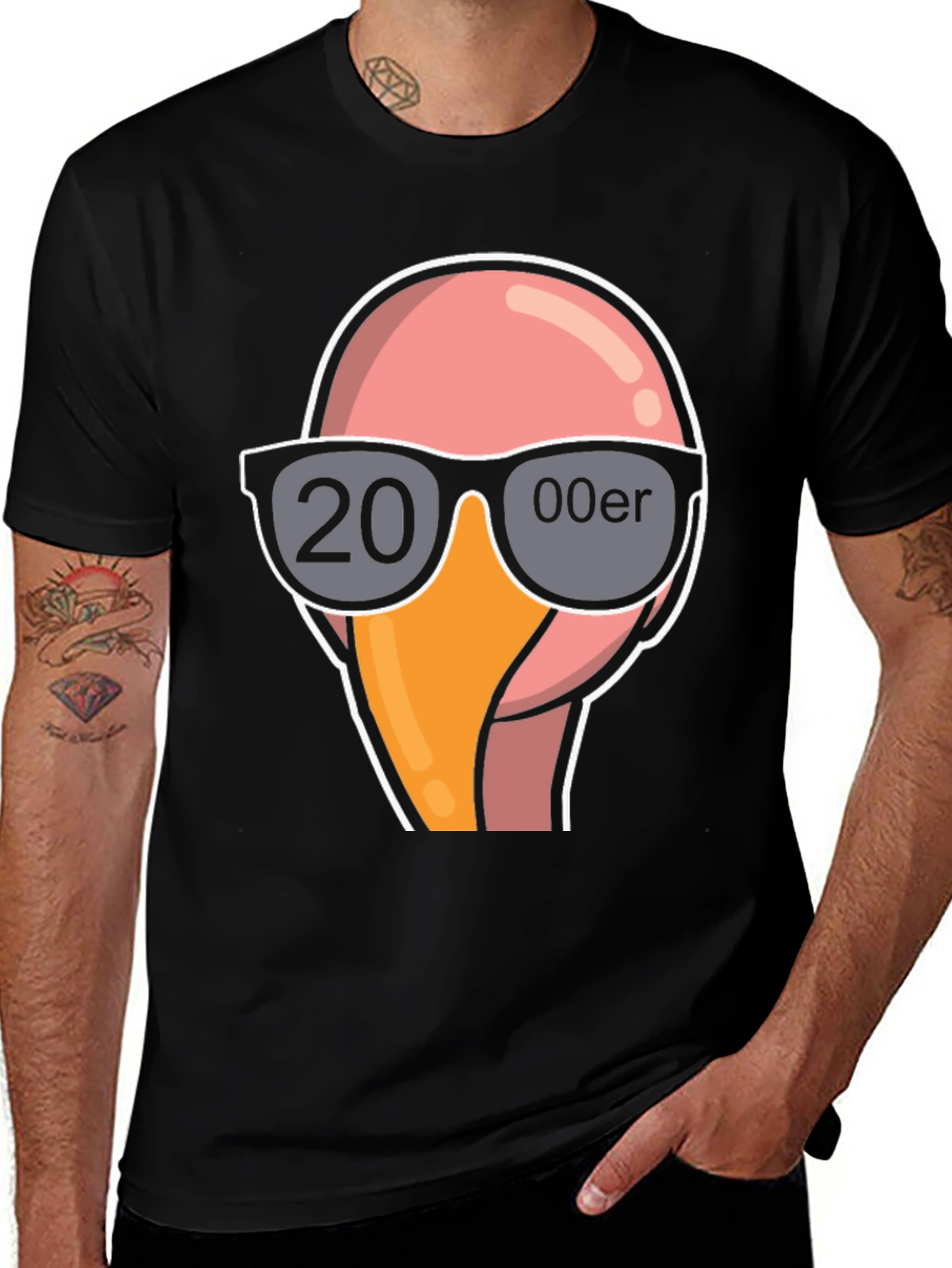 Cool Flamingo in Shades Graphic Tee
