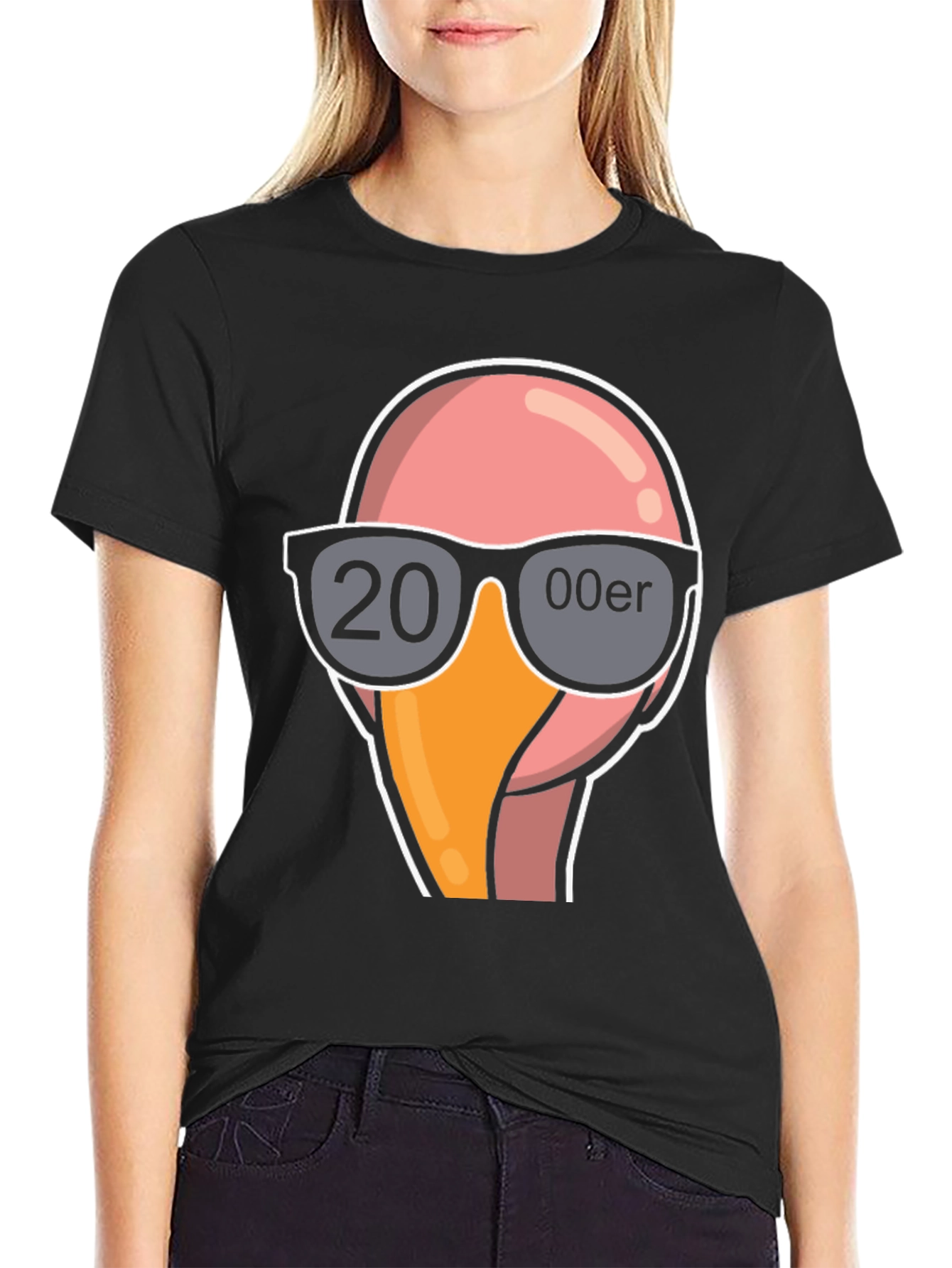Cool Flamingo in Shades Graphic Tee