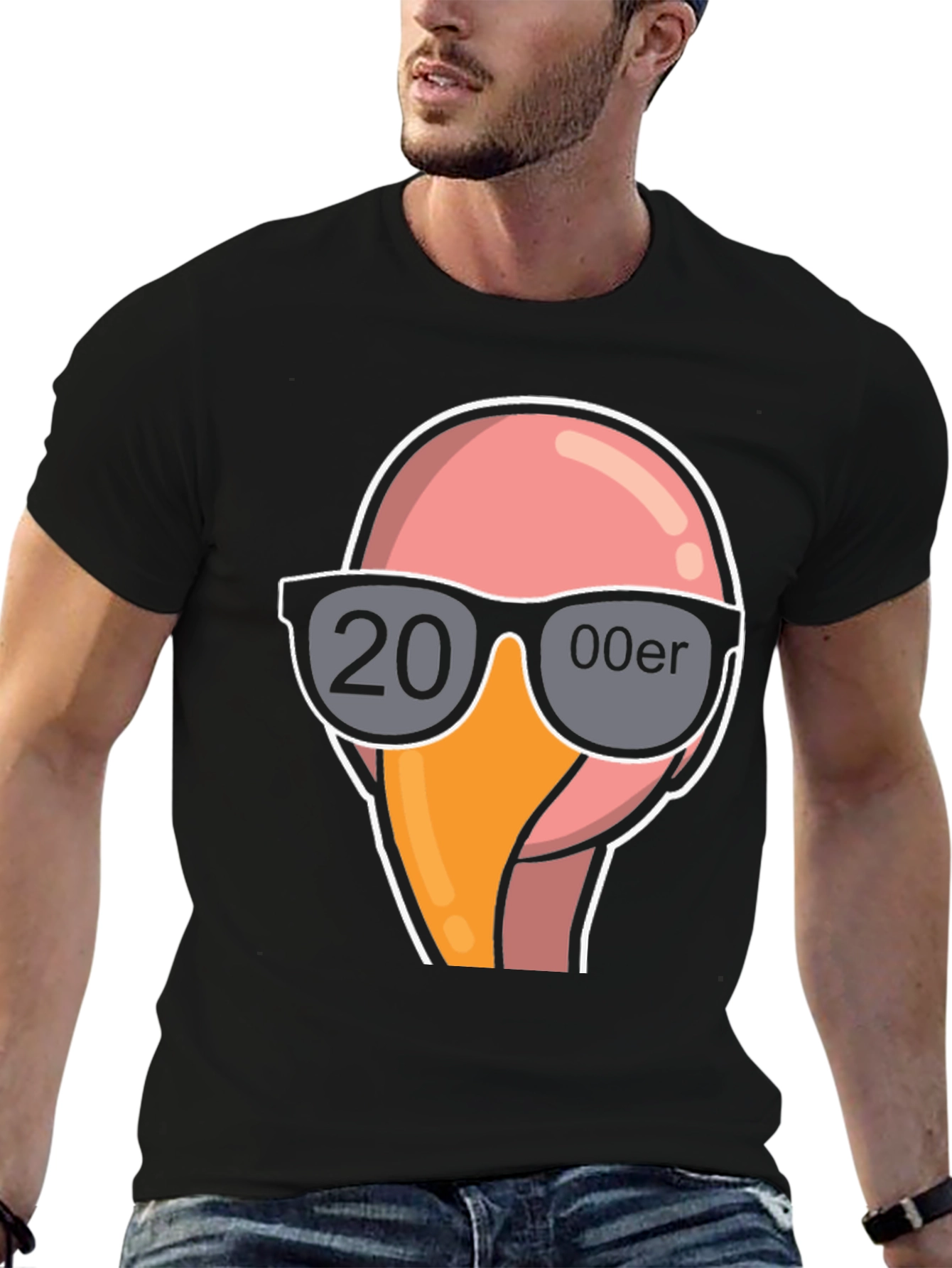 Cool Flamingo in Shades Graphic Tee
