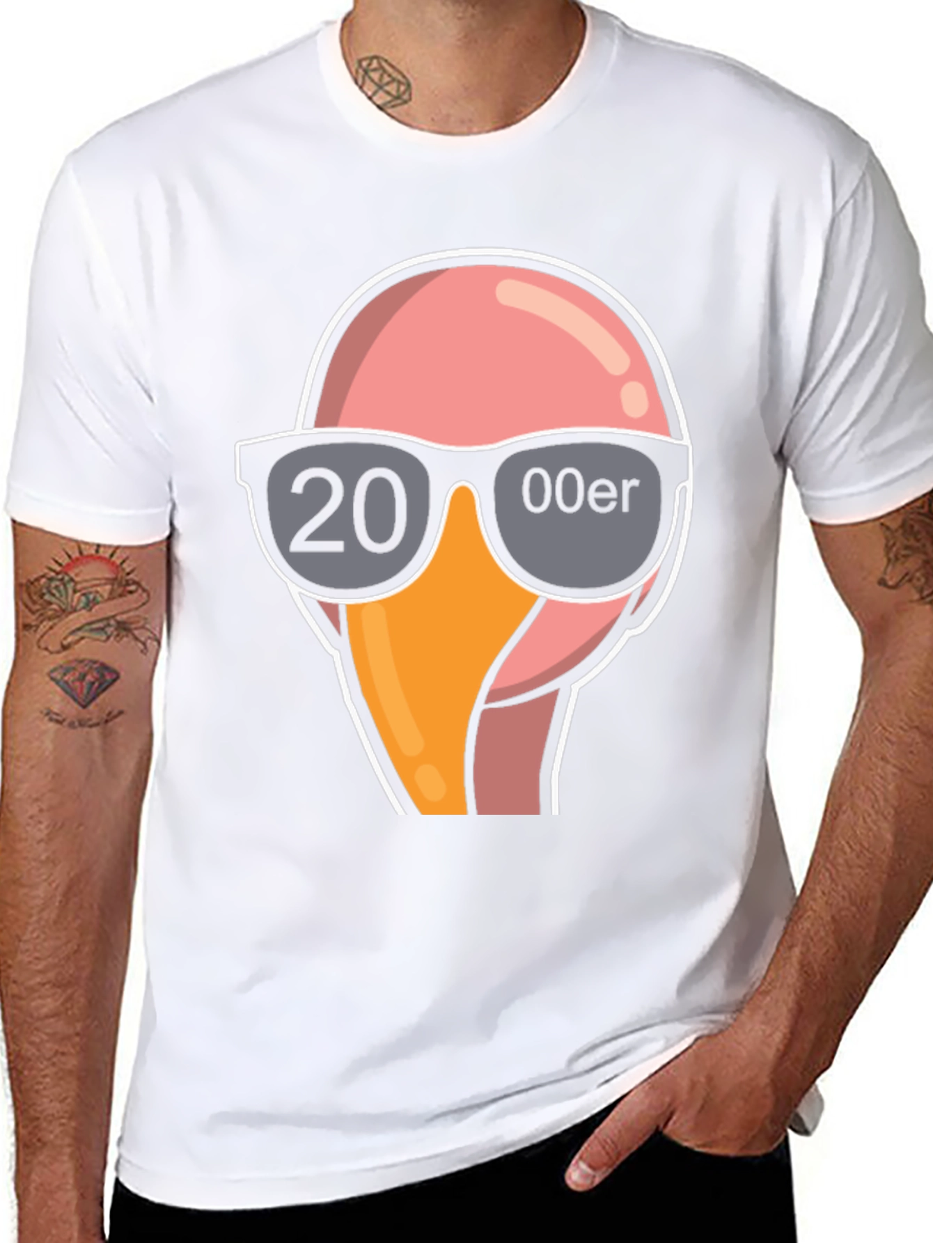 Cool Flamingo in Shades Graphic Tee