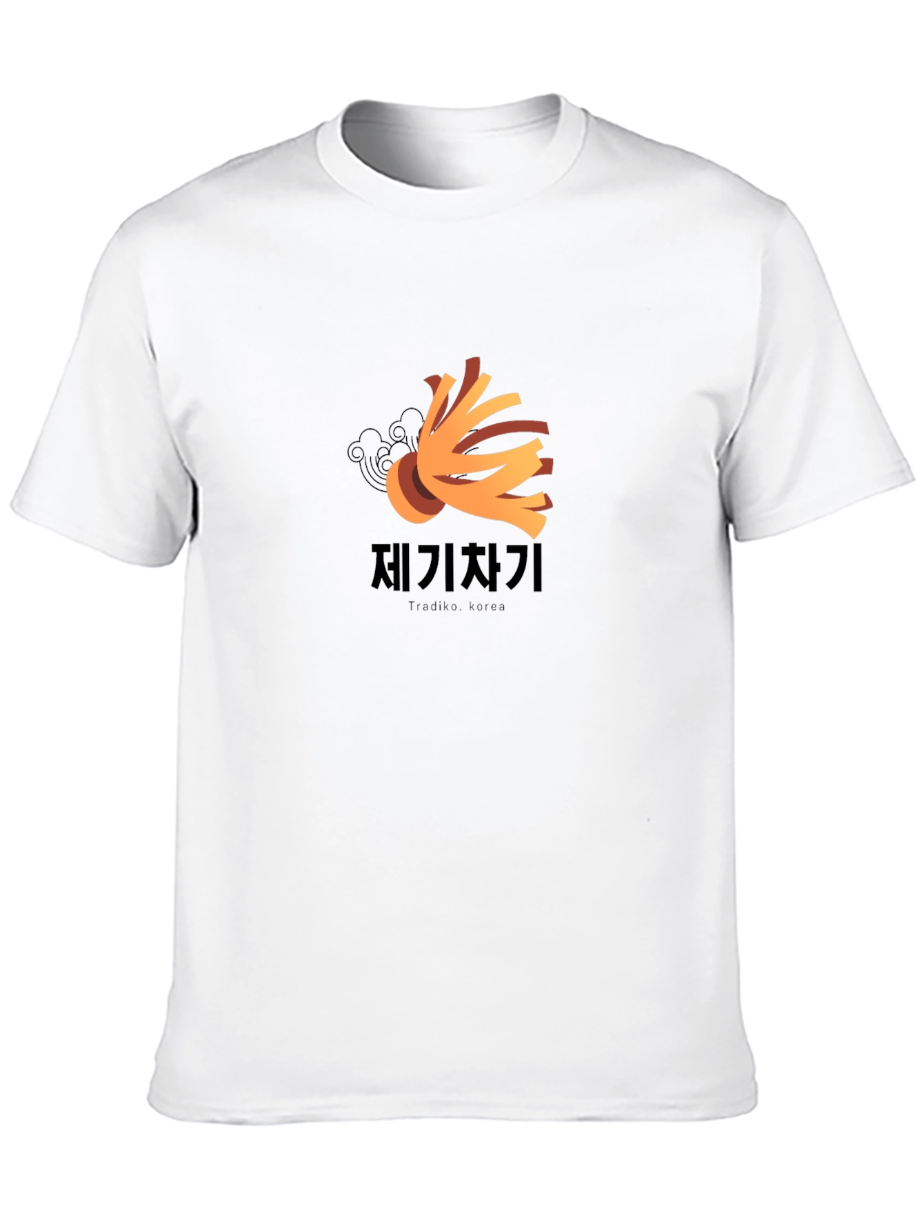 Jegi Chagi Traditional Korea Black T-Shirt