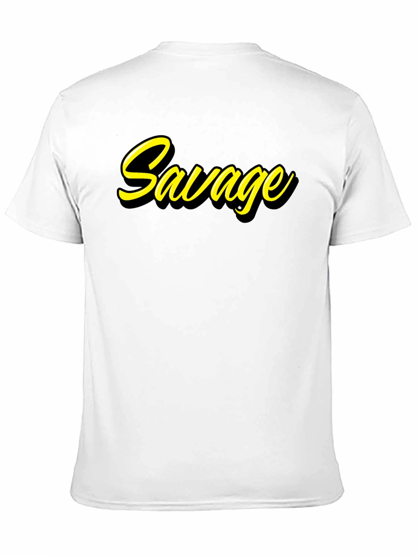 Savage Graphic Tee - Black Cotton T-Shirt