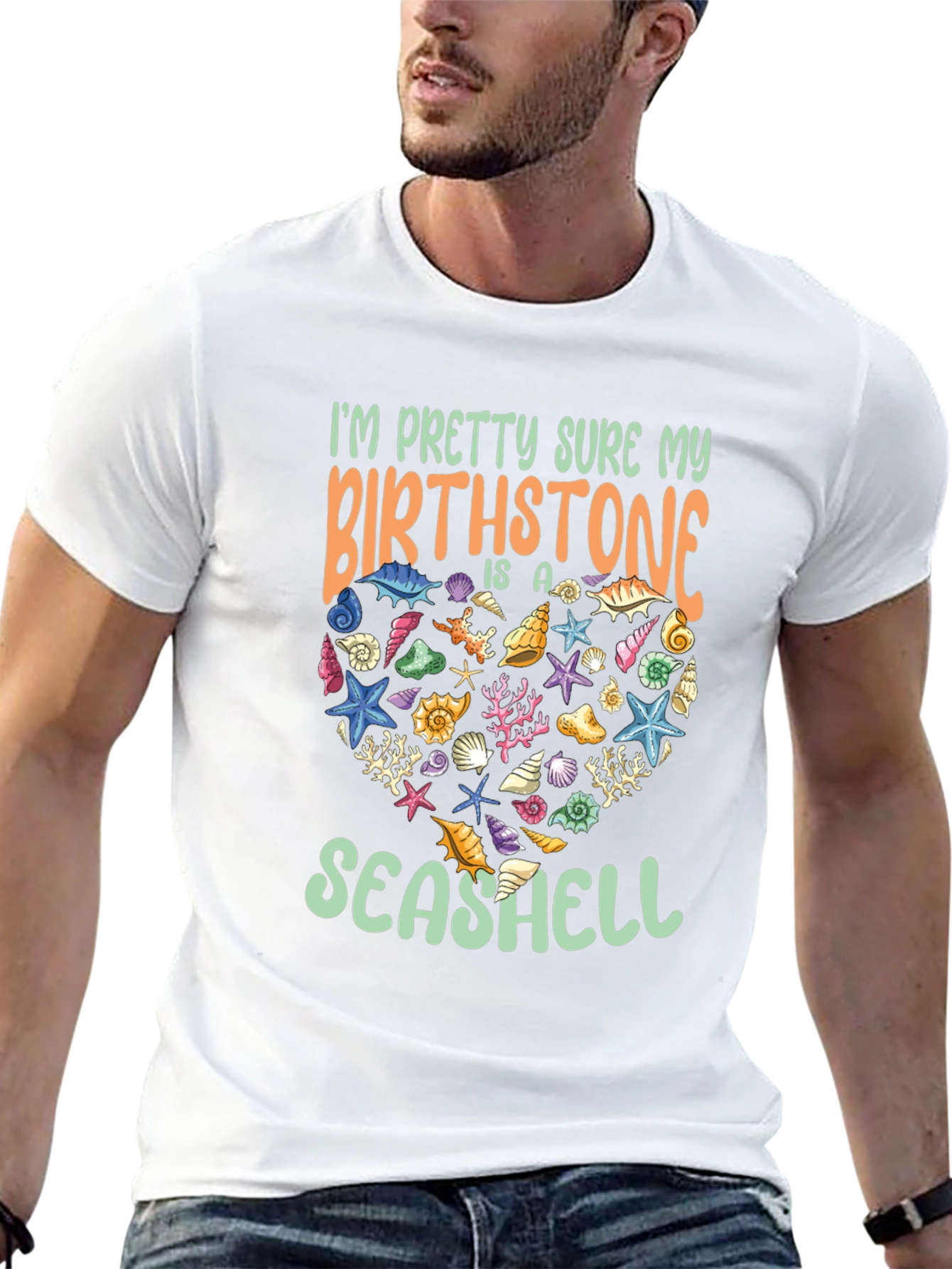 Seashell Birthstone T-Shirt