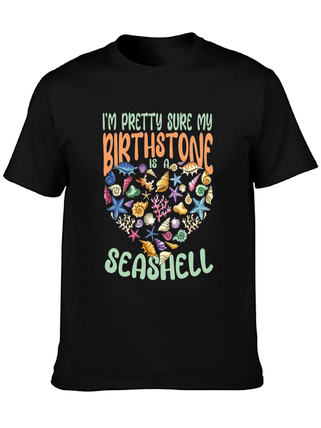 Seashell Birthstone T-Shirt
