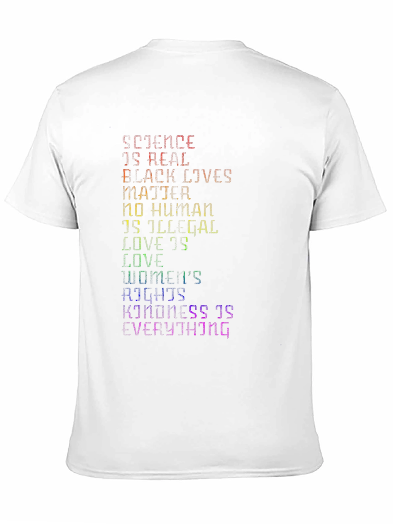 Equality & Kindness Graphic T-Shirt - Black