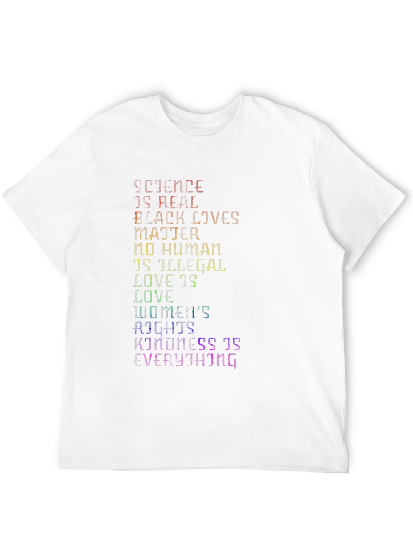 Equality & Kindness Graphic T-Shirt - Black