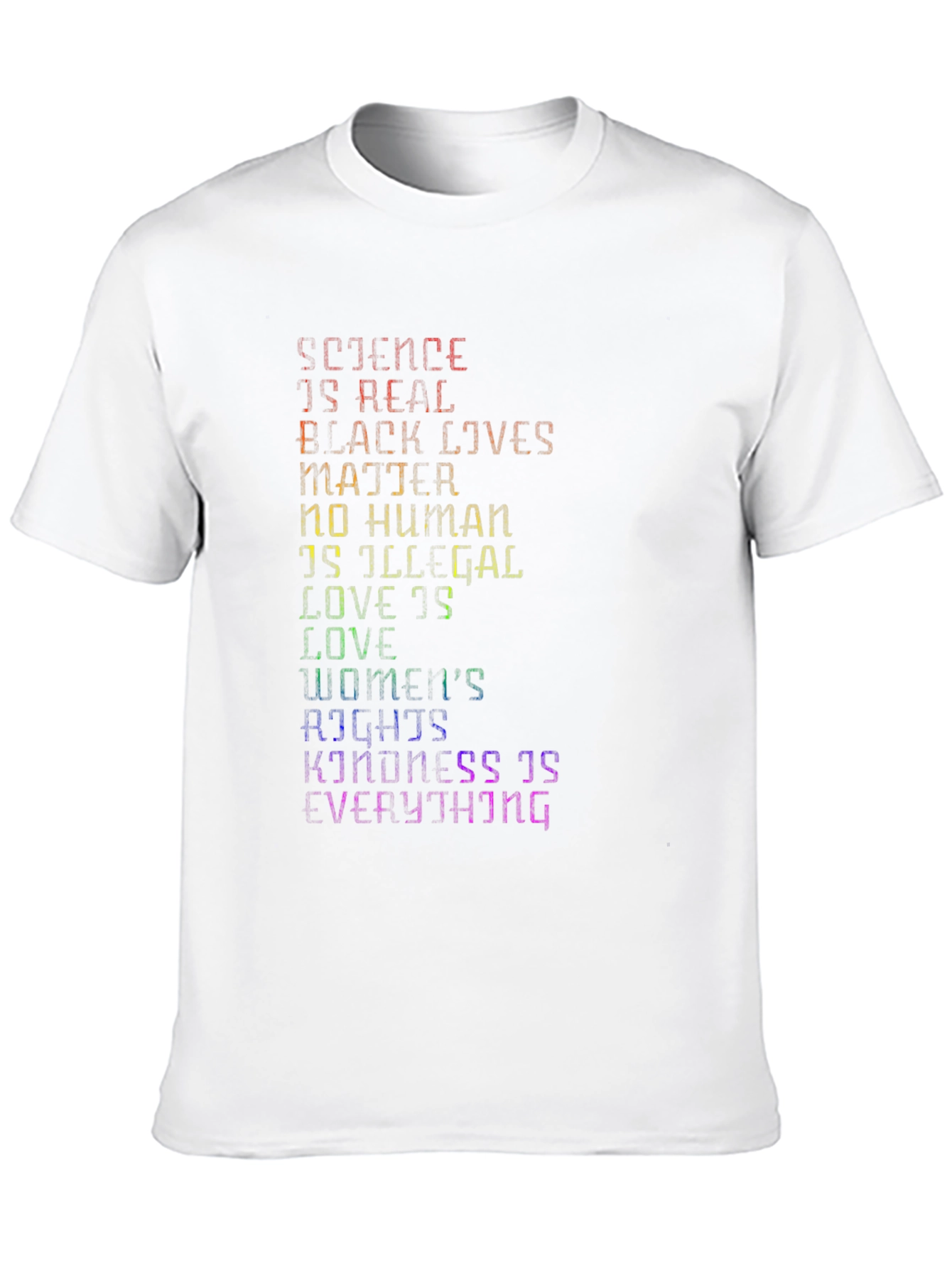 Equality & Kindness Graphic T-Shirt - Black