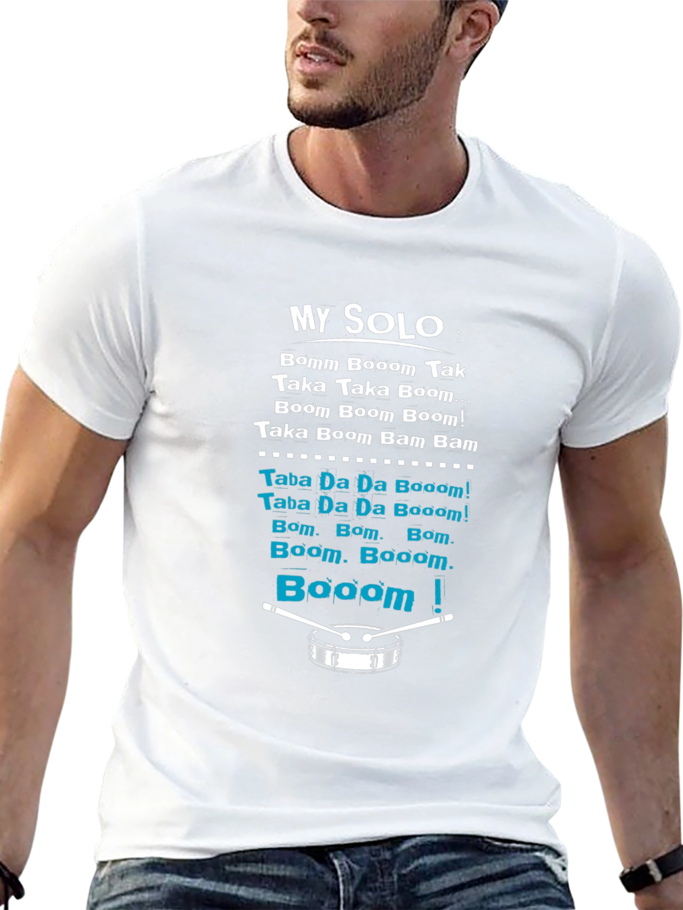 Drummers My Solo T-Shirt - Percussion Music Tee