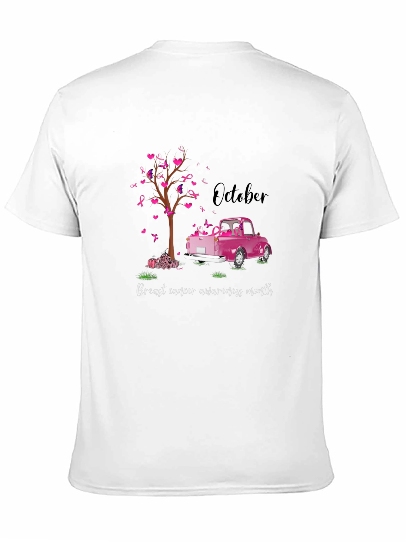 Breast Cancer Awareness Month Black T-Shirt