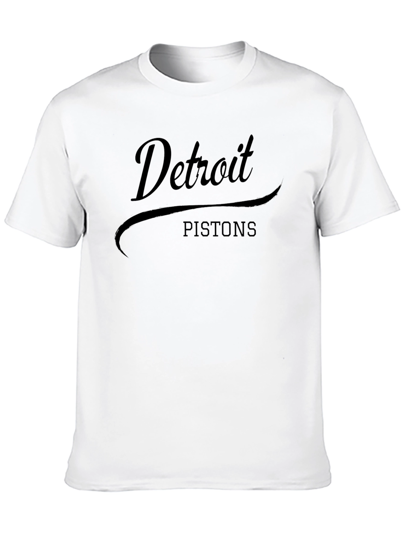 Detroit Pistons Black Graphic T-Shirt