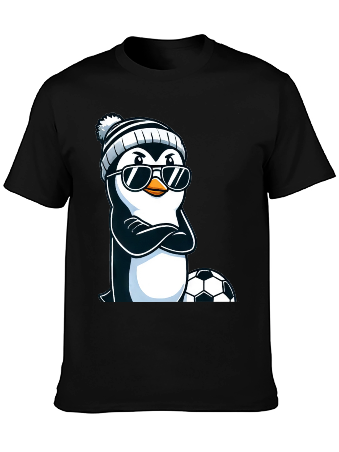 Cool Penguin Soccer T-Shirt