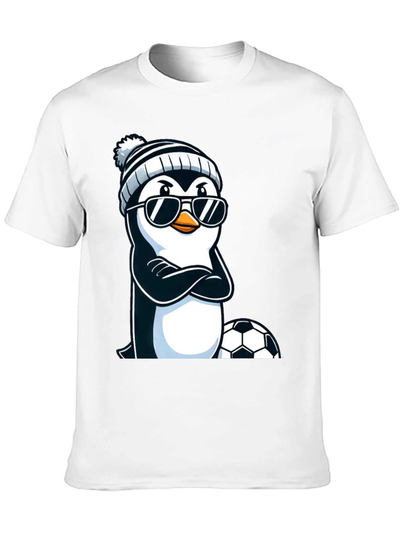 Cool Penguin Soccer T-Shirt