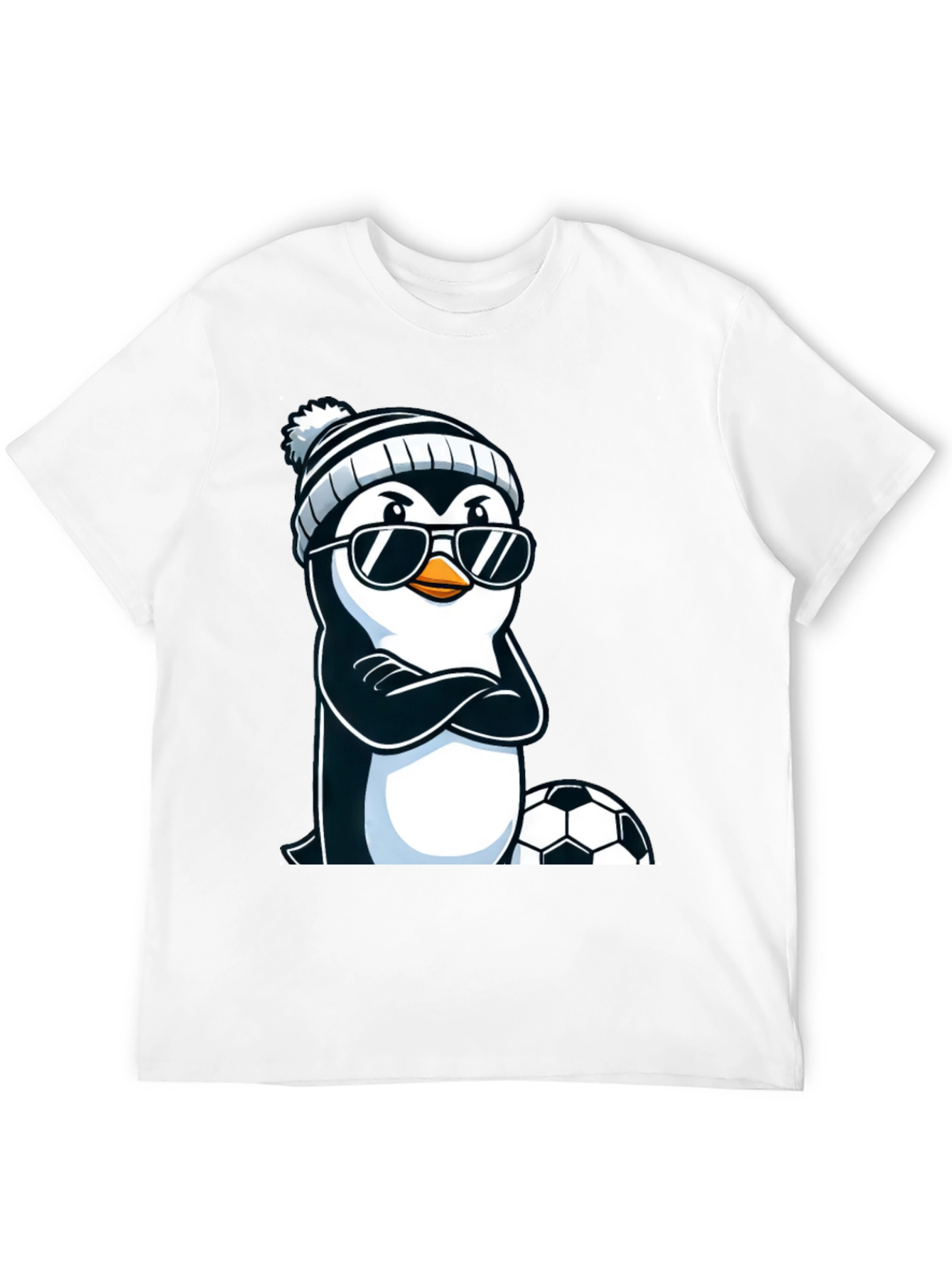 Cool Penguin Soccer T-Shirt