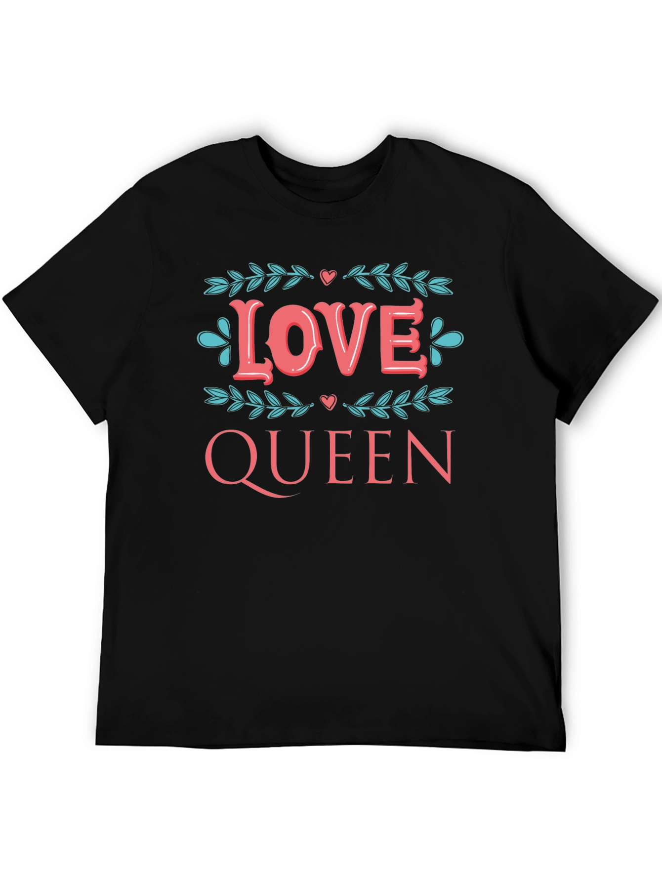 Love Queen Graphic Tee - Stylish Black T-Shirt