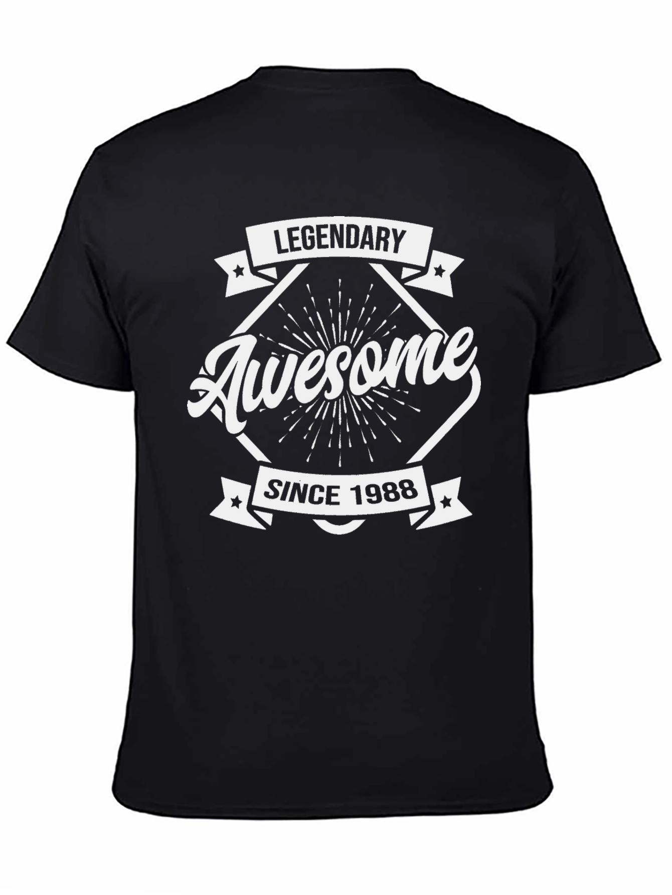 Legendary Awesome Since 1988 Black T-Shirt
