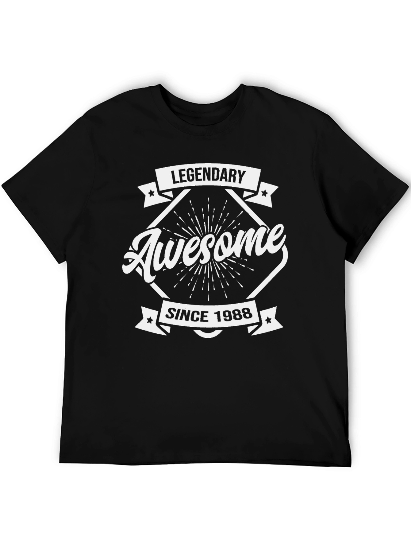 Legendary Awesome Since 1988 Black T-Shirt