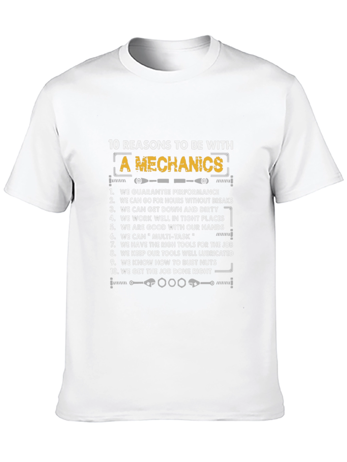 Mechanic Reasons T-Shirt - Gift for Mechanics