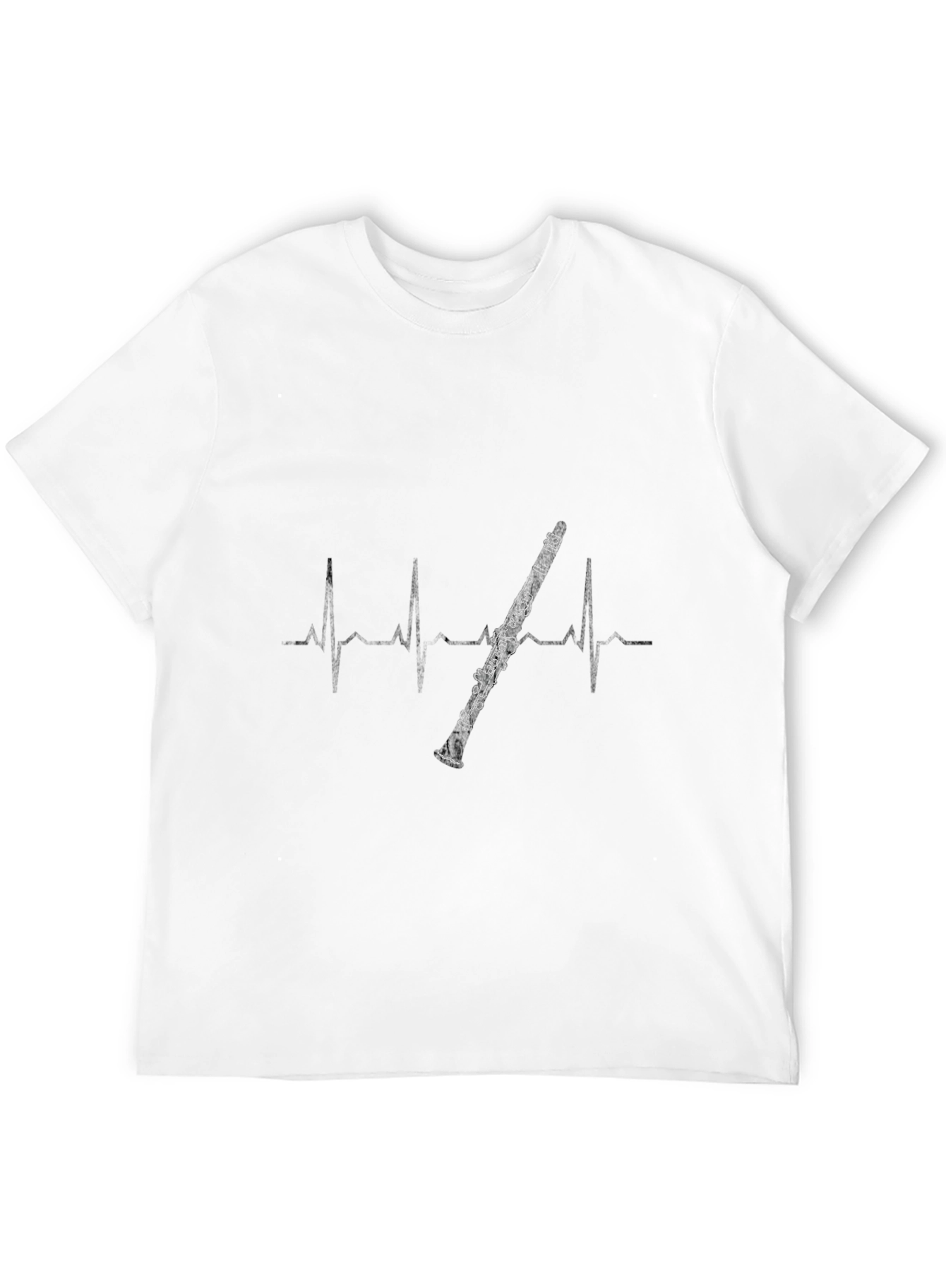 Clarinet Heartbeat T-Shirt - Music Lover Tee