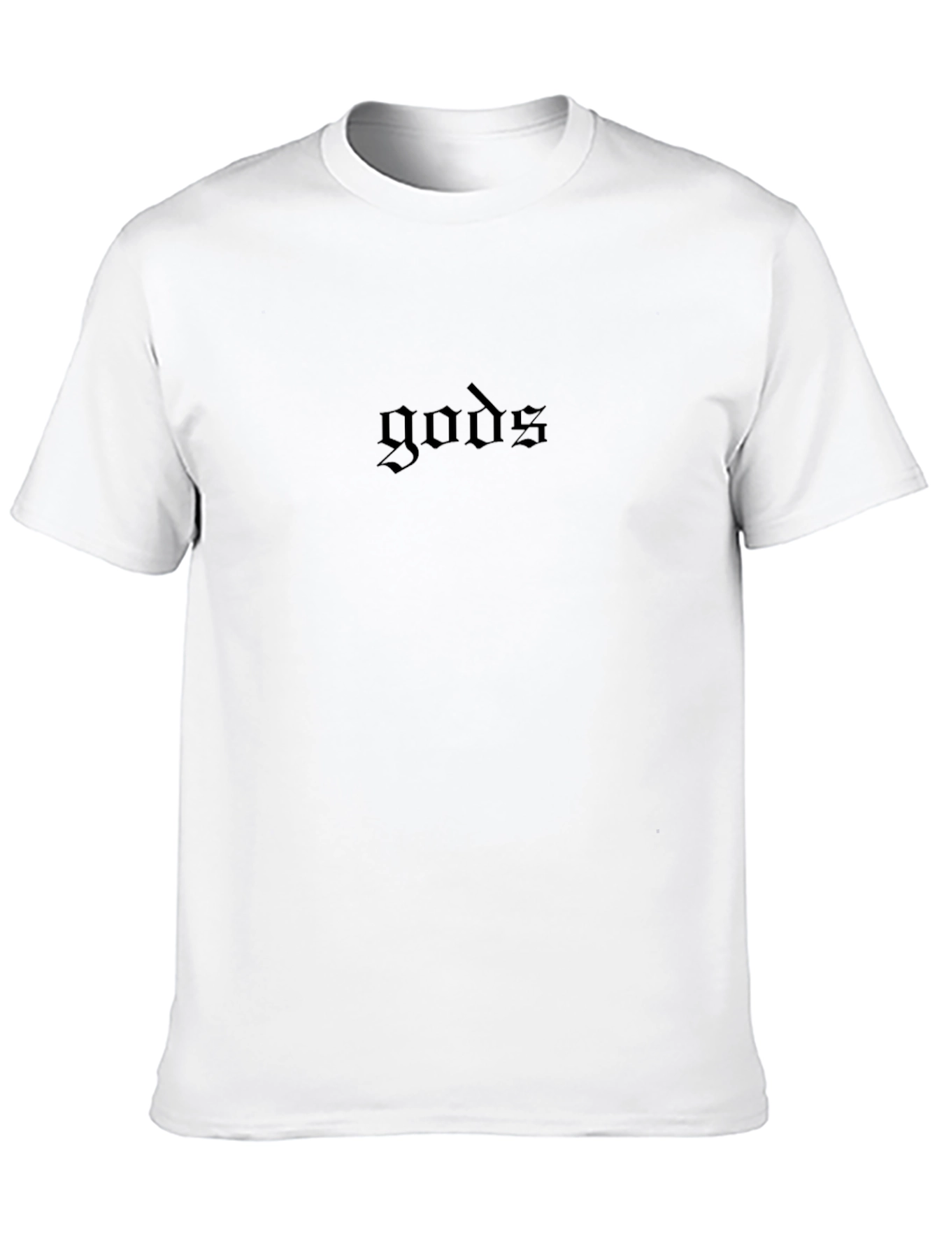 Gods Gothic Print T-Shirt - Soft Cotton Blend