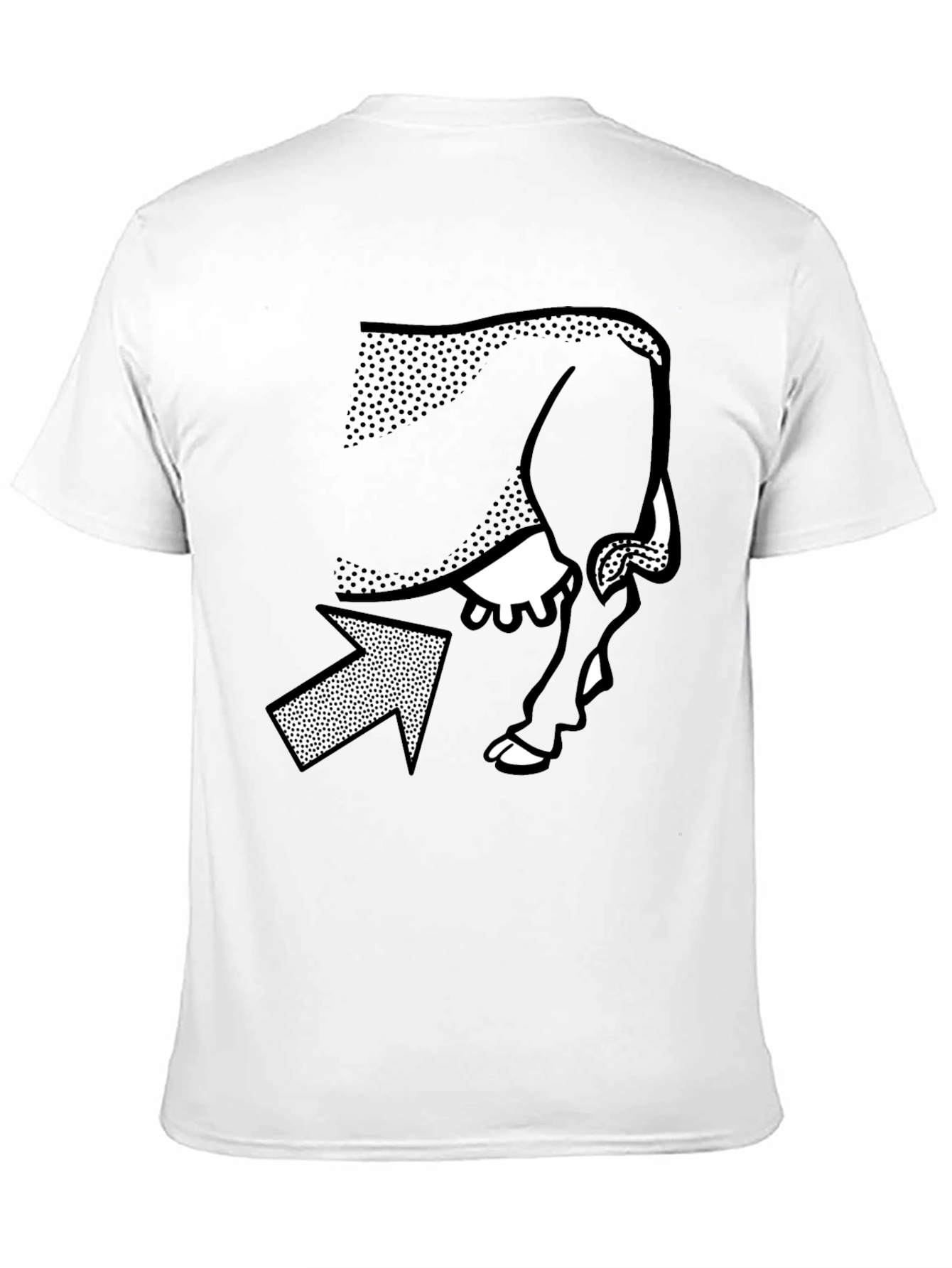 Optical Illusion T-Shirt - Cow or Woman?