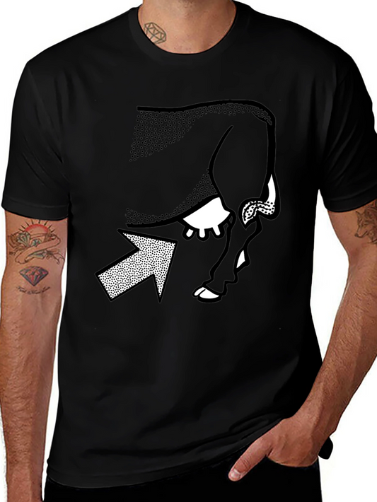 Optical Illusion T-Shirt - Cow or Woman?