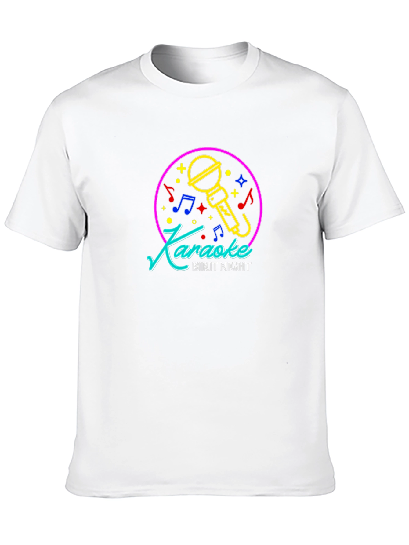 Karaoke Birit Night Black T-Shirt