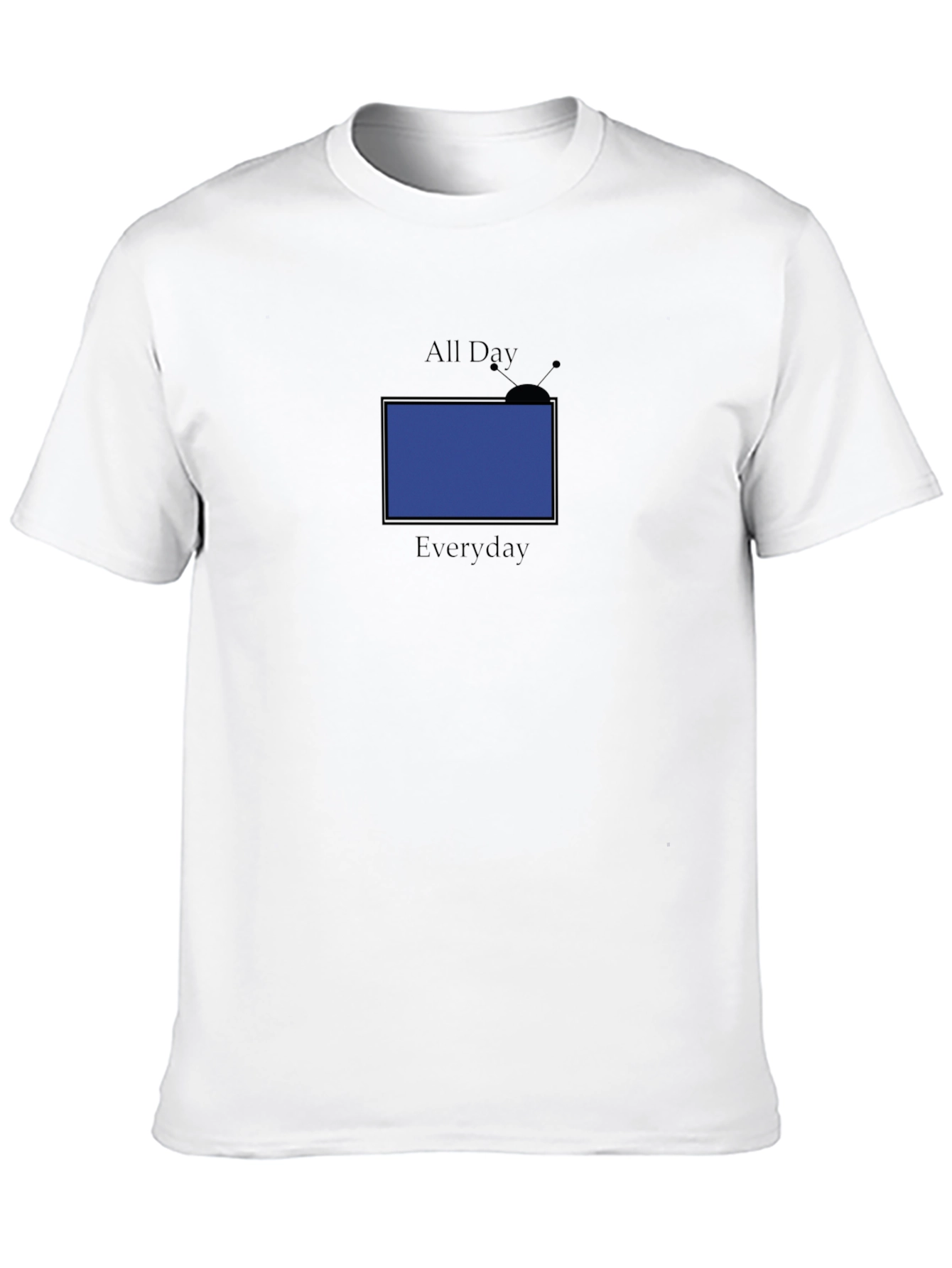 All Day Everyday Black Tee