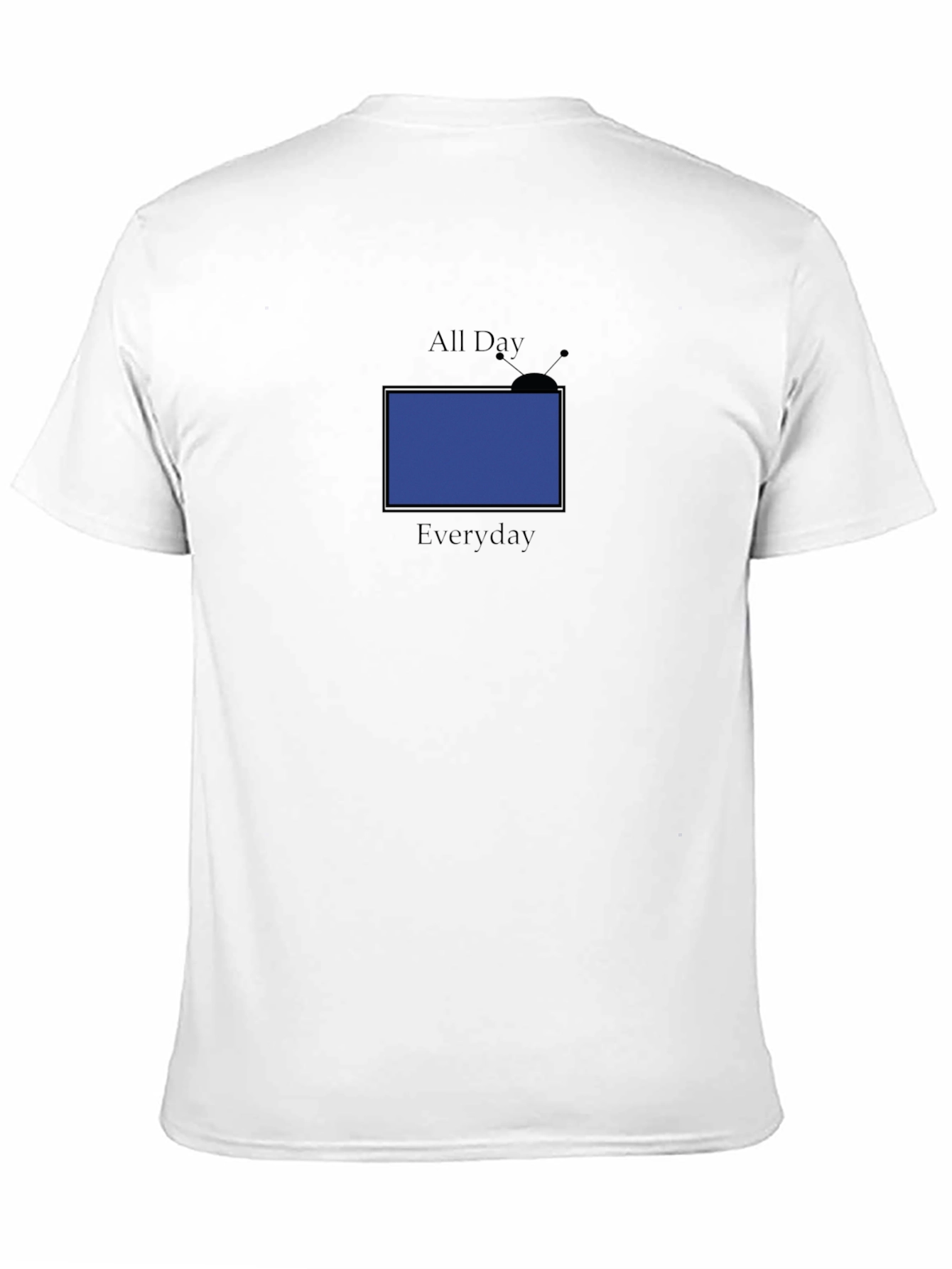 All Day Everyday Black Tee