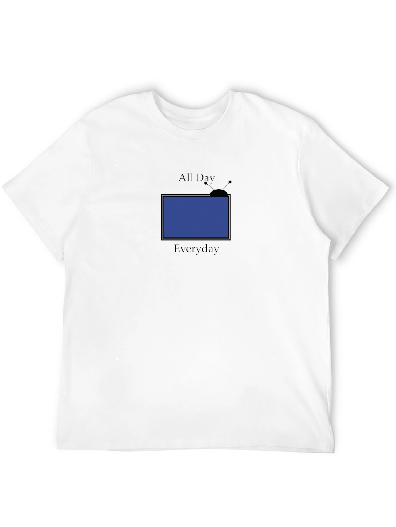 All Day Everyday Black Tee