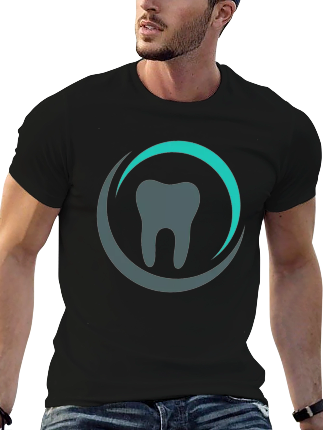 Dental T-Shirt - Tooth Logo Design - Cotton Tee