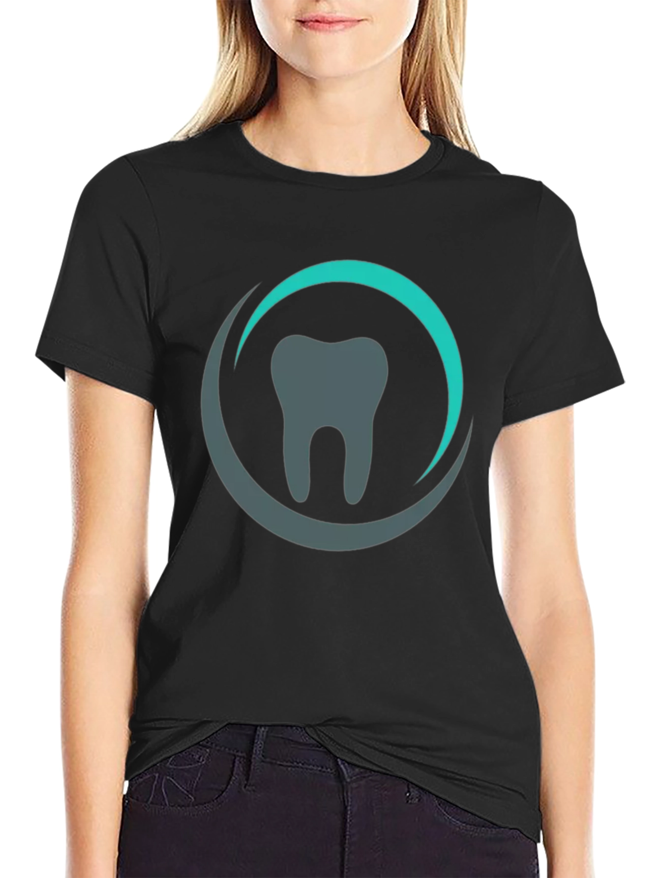 Dental T-Shirt - Tooth Logo Design - Cotton Tee