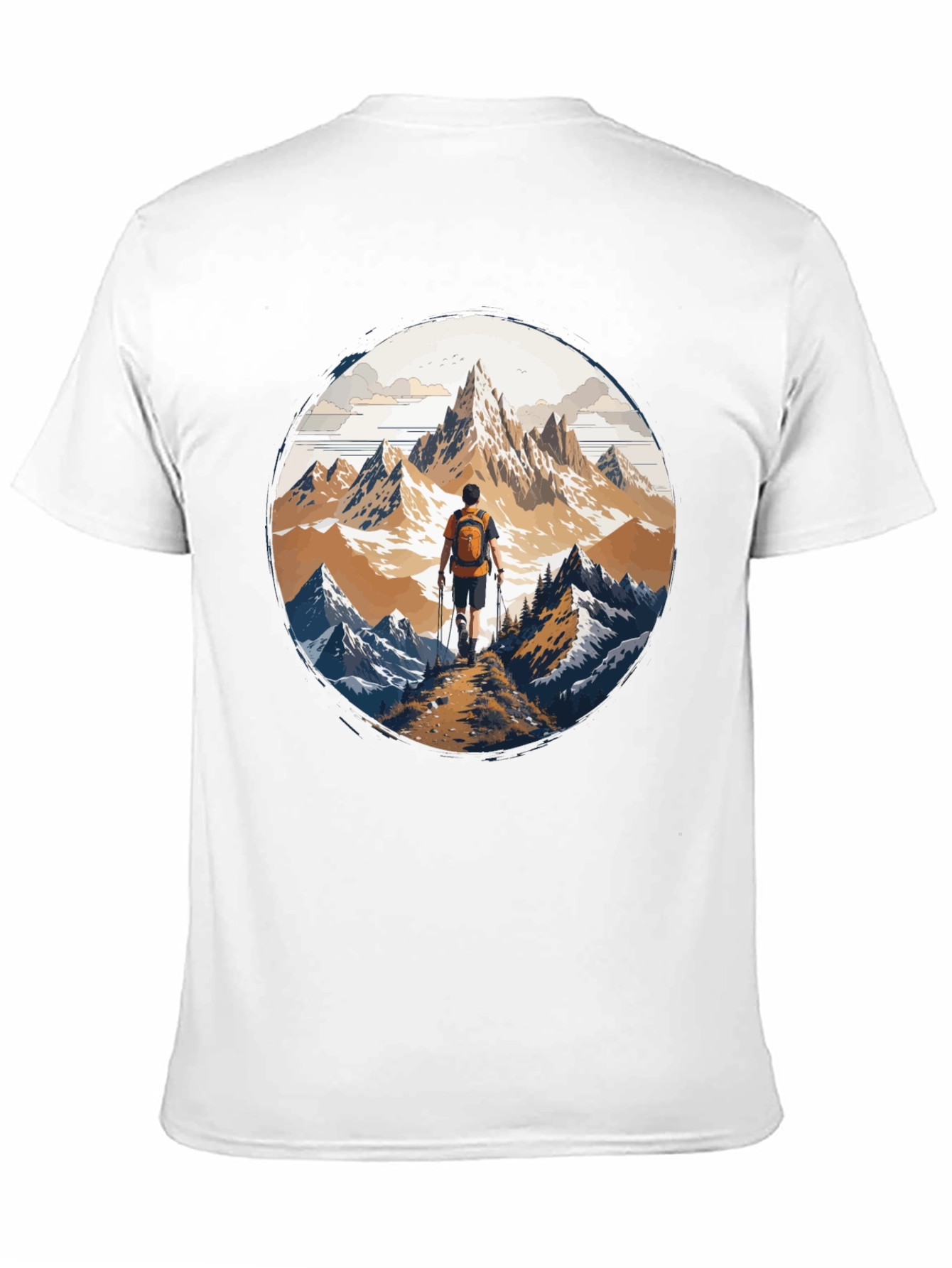 Mountain Hiker Graphic Tee - Adventure Awaits!