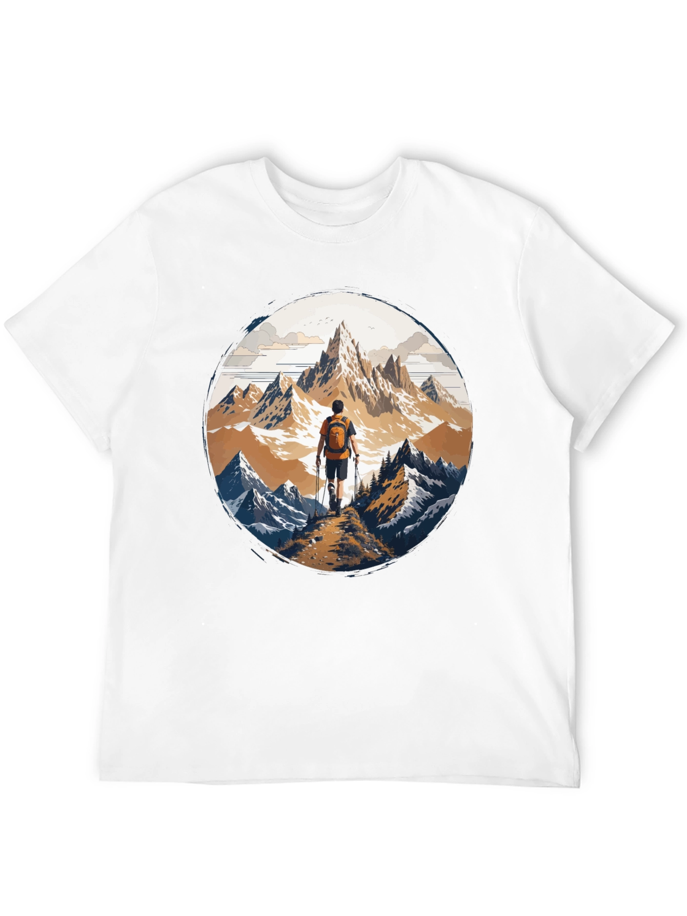 Mountain Hiker Graphic Tee - Adventure Awaits!