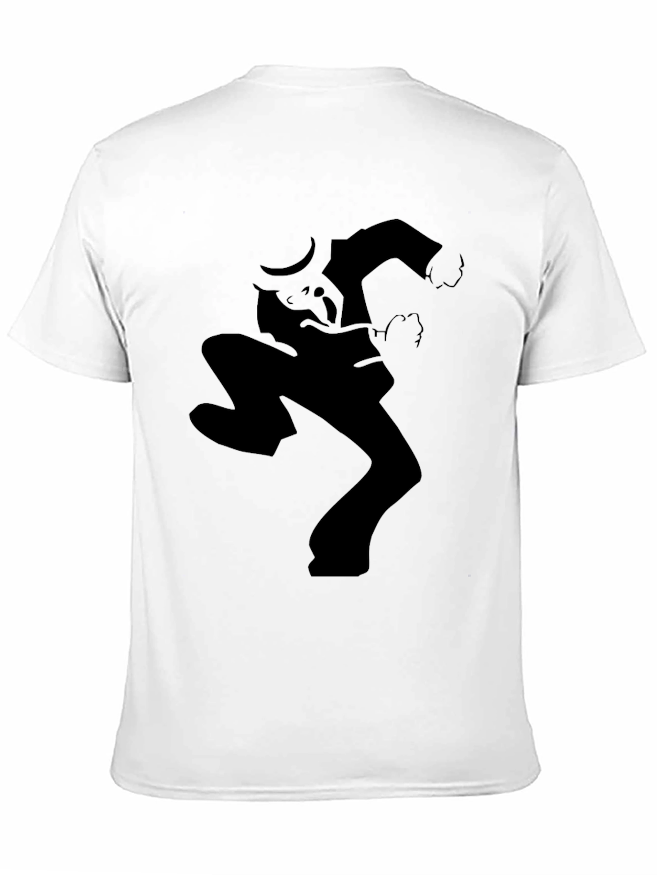 Silhouette Dance Graphic Tee - Black Casual Style