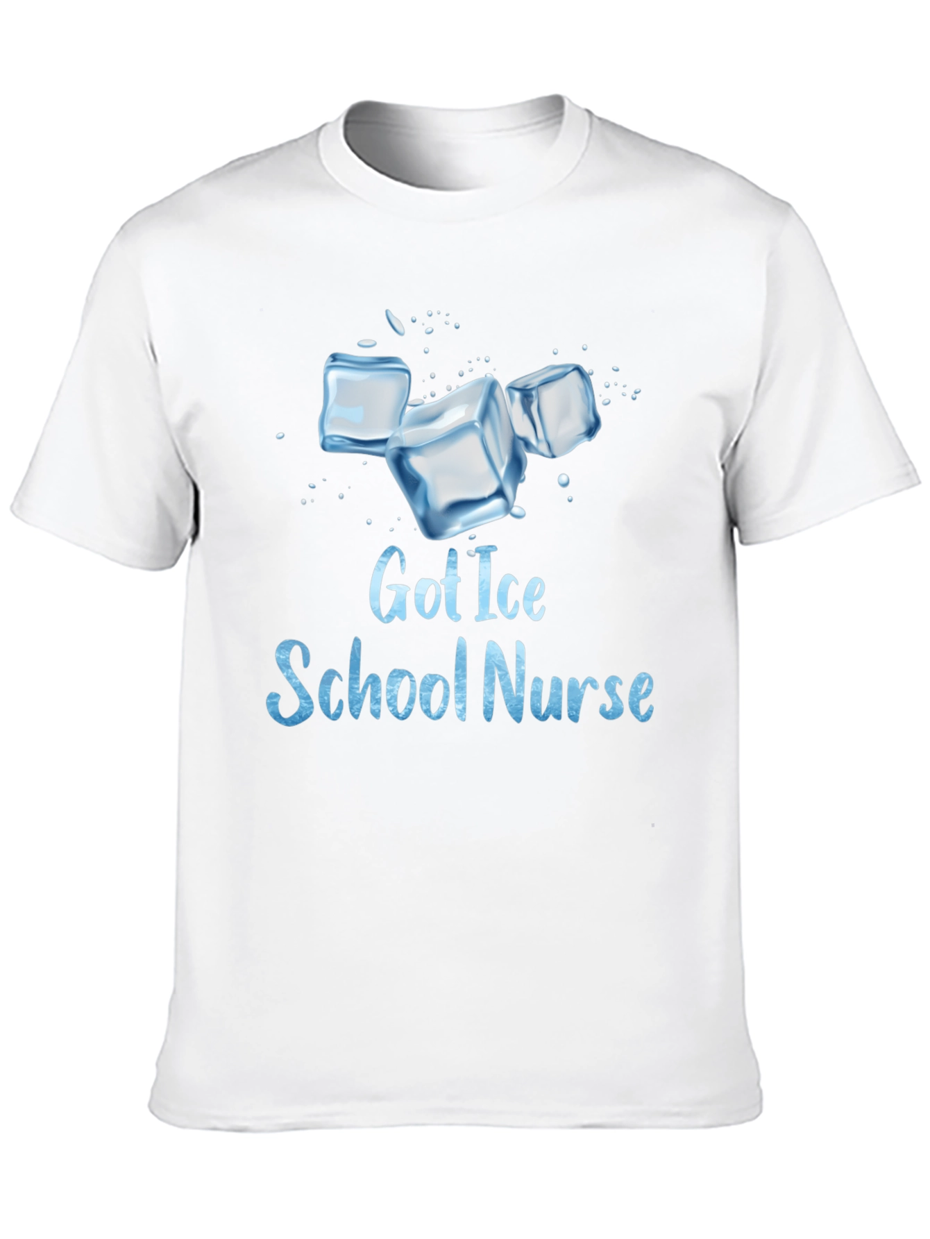 Got Ice School Nurse T-Shirt - Black Cotton Tee