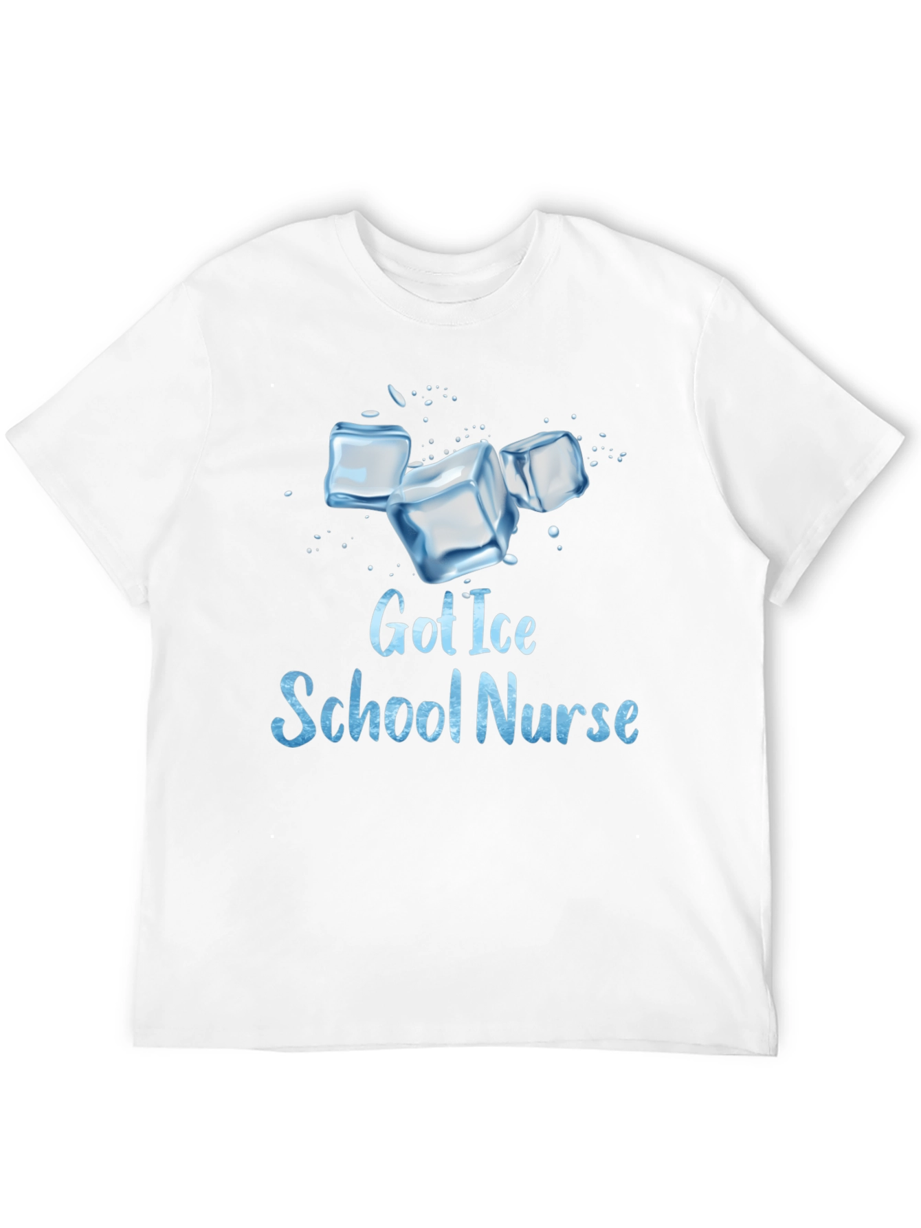 Got Ice School Nurse T-Shirt - Black Cotton Tee