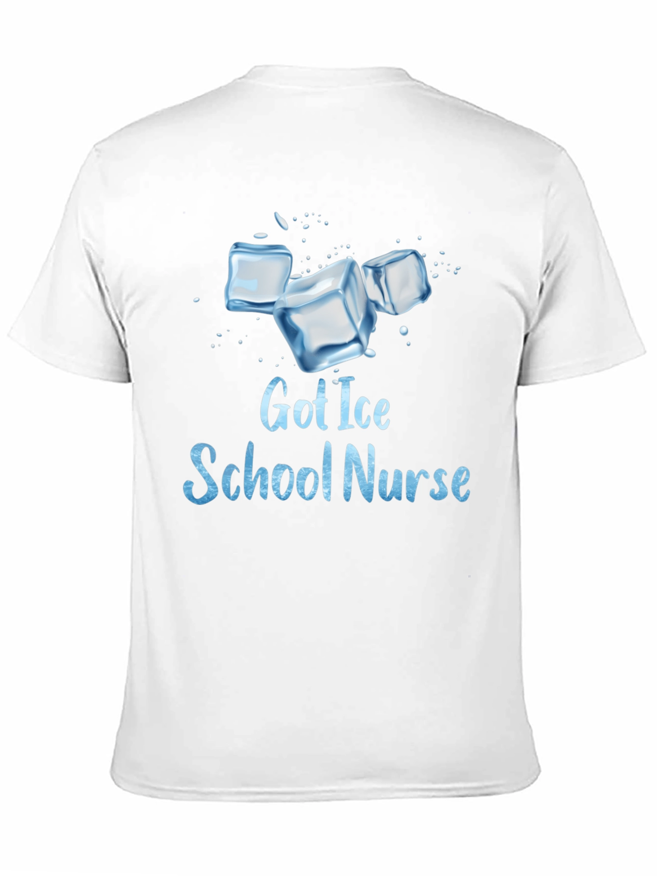 Got Ice School Nurse T-Shirt - Black Cotton Tee