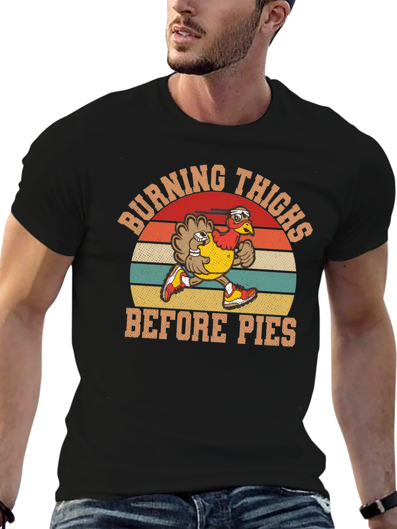 Burning Thighs Before Pies Turkey Trot T-Shirt